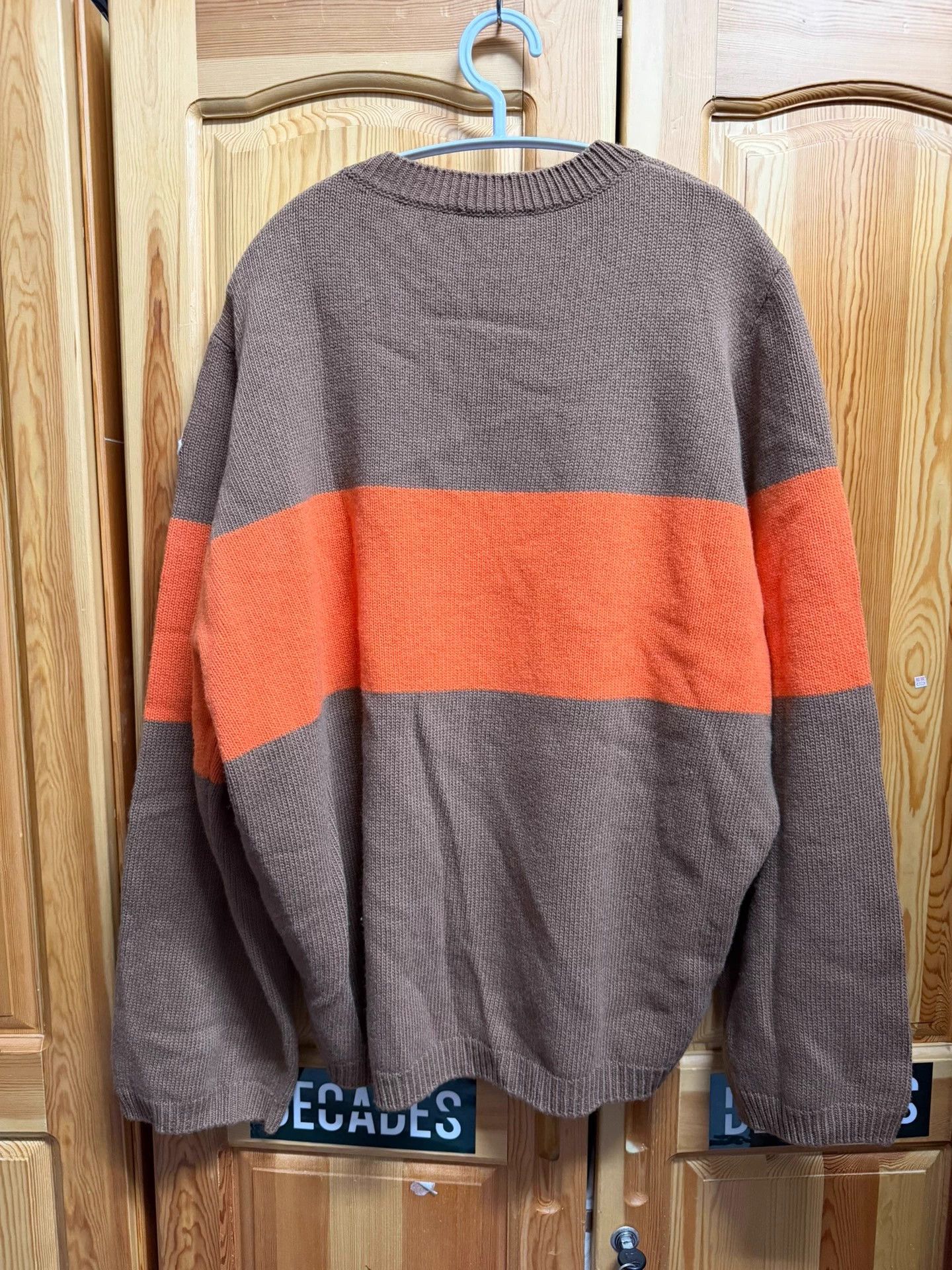 Moncler Moncler color stripe logo wool crew long XL NWT Size US XL / EU 56 / 4 - 3 Thumbnail