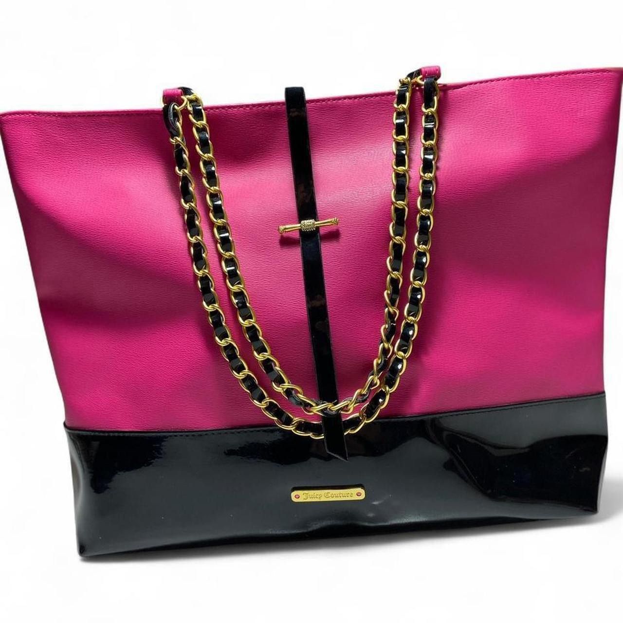 Juicy Couture Pink and black Juicy Couture shoulder tote bag Size ONE SIZE - 1 Thumbnail