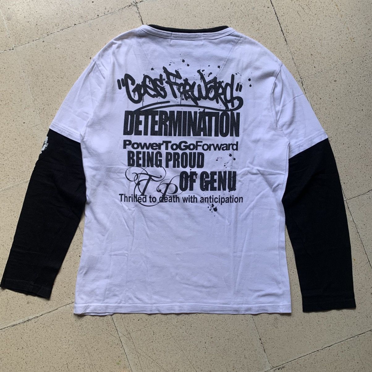 If Six Was Nine Vtg 2000's beaumont carr double layered poem y2k style Size US M / EU 48-50 / 2 - 5 Thumbnail