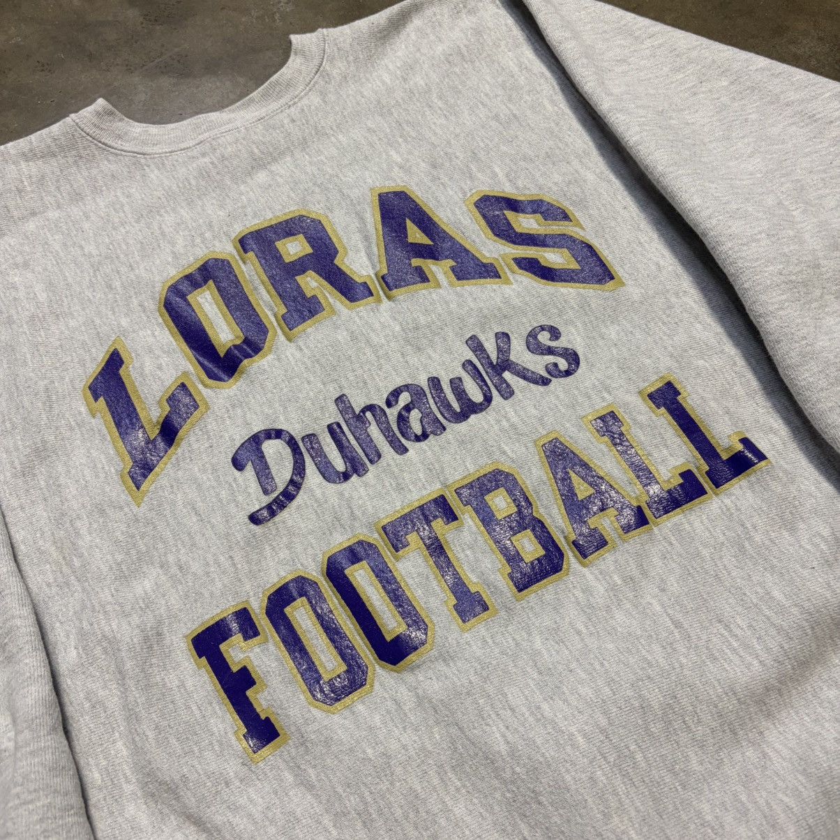 Champion Vintage 90s Champion Reverse Weave Sweatshirt Loras Football Size US L / EU 52-54 / 3 - 4 Thumbnail