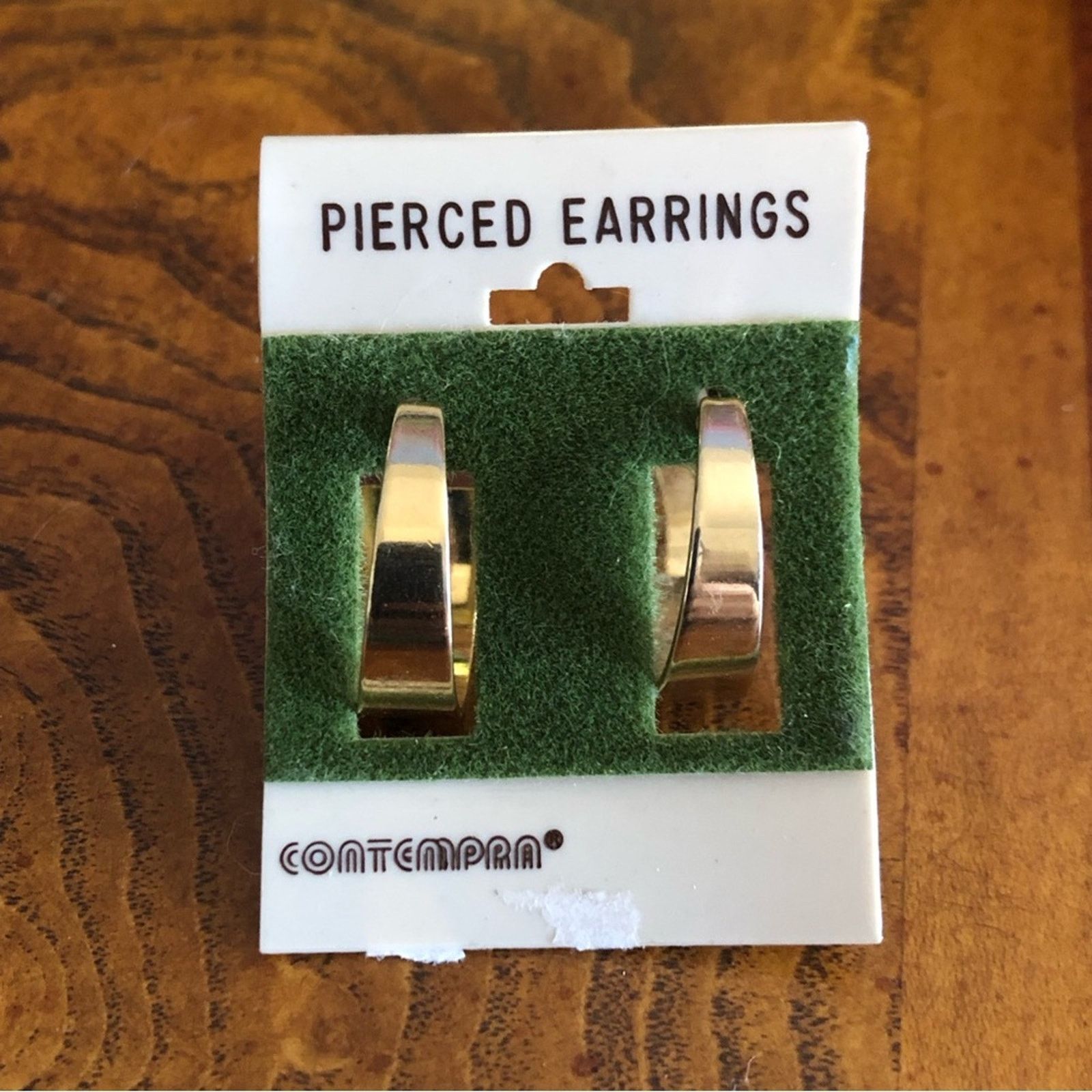 Jewelry Contempra gold plated pierced hoop earrings Size ONE SIZE - 1 Thumbnail