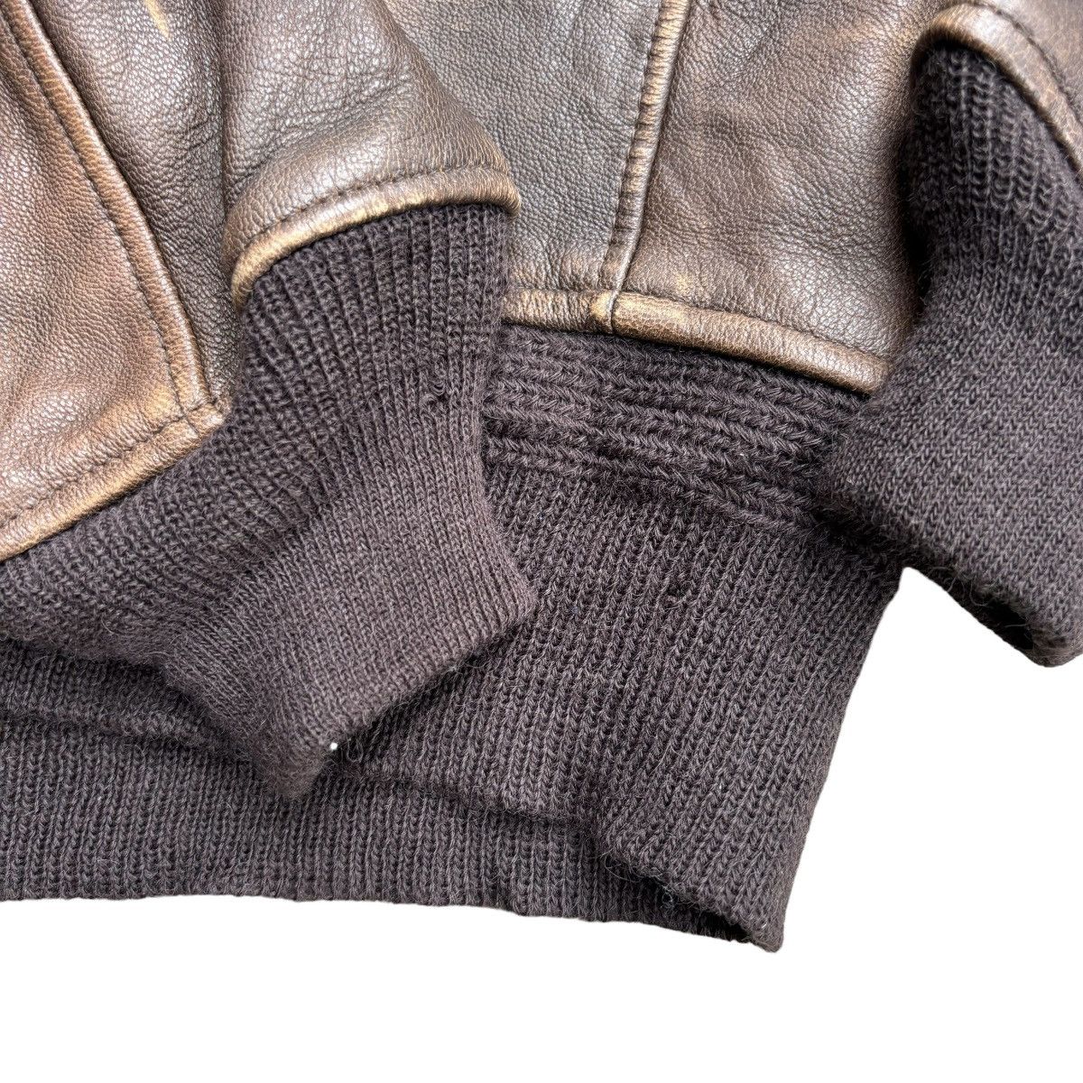 Avirex AVIREX G-1 Boa Patch Goatskin Leather Jacket Size US M / EU 48-50 / 2 - 12 Thumbnail