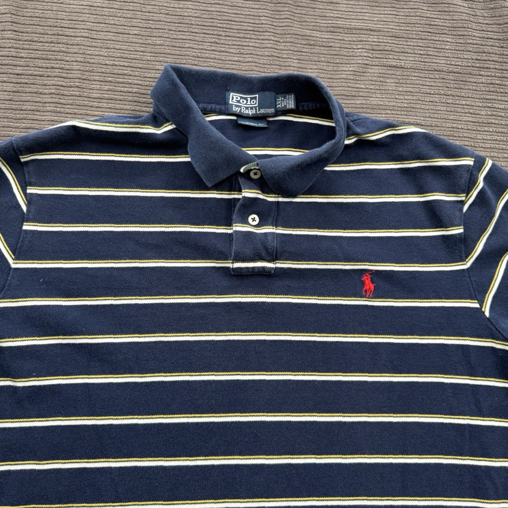 Ralph Lauren Ralph Lauren Polo Shirt Men 2XL Striped Cotton Preppy Casual Polo Shirt Long Sleeve? Size US XXL / EU 58 / 5 - 8 Thumbnail
