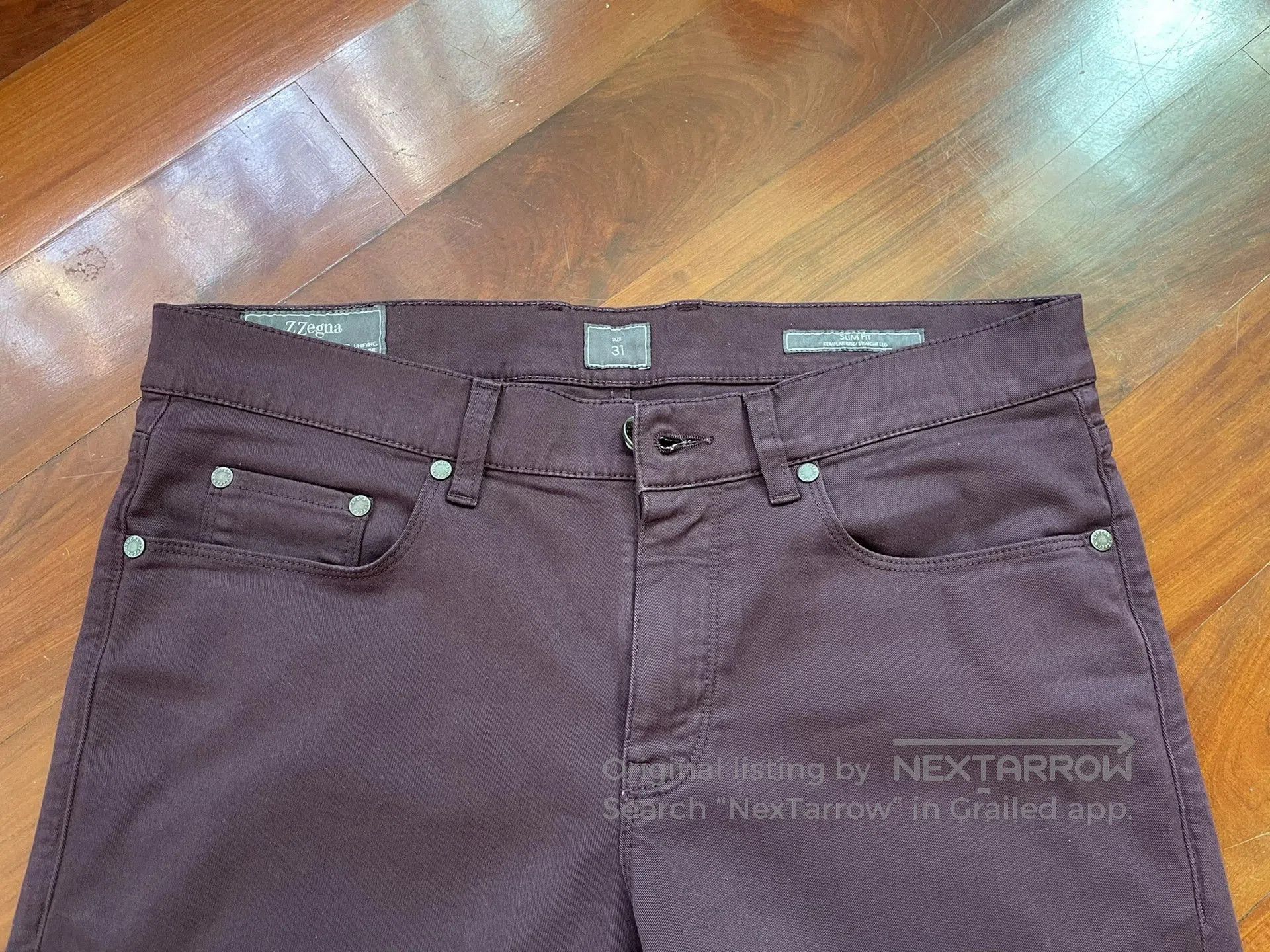Z Zegna Z Zegna Cotton Casual Pants. Size US 31 - 2 Thumbnail