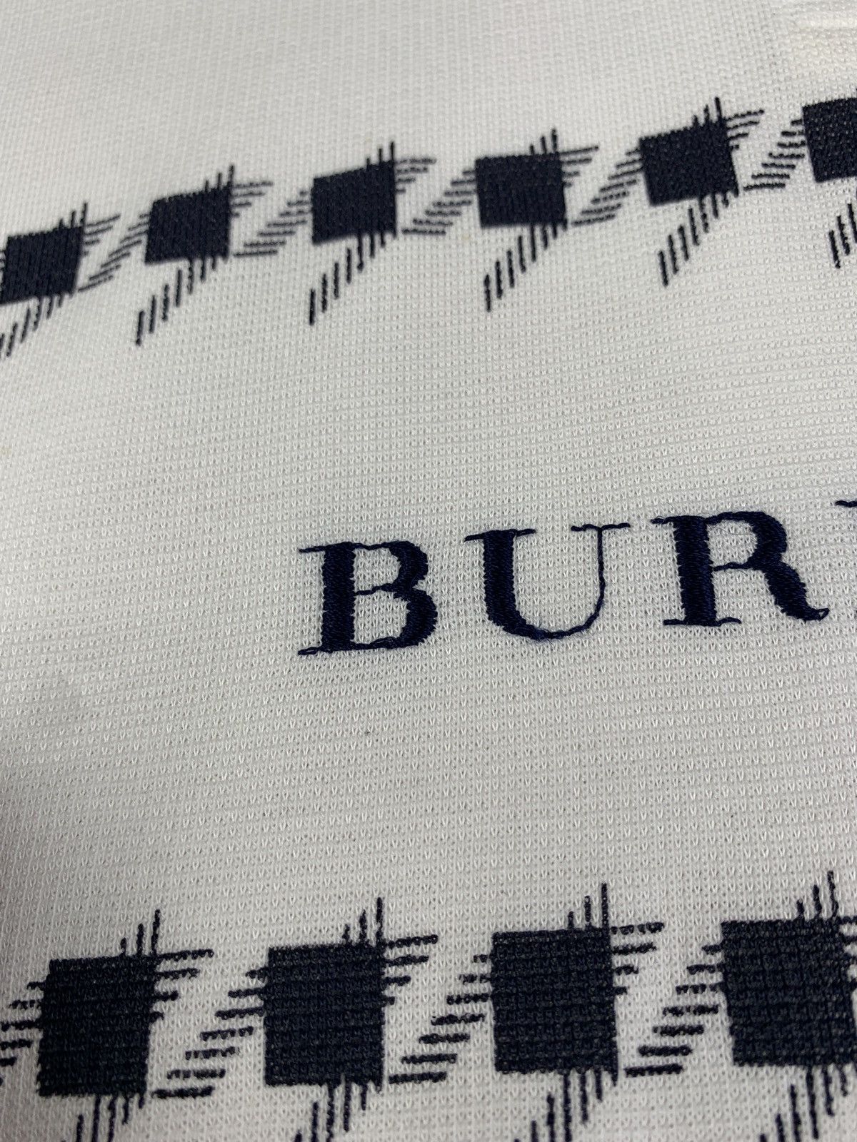 Burberry Burberry Golf England White Spell Out Longsleeve Polo Shirt Size M / US 6-8 / IT 42-44 - 6 Thumbnail