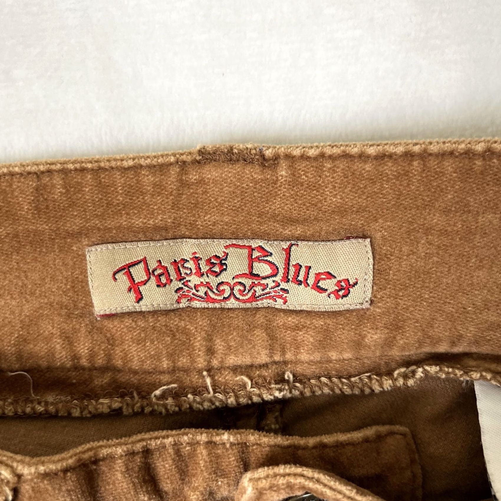 Vintage VINTAGE Paris Blues Pants Women's 9 Brown Corduroy Bootcut Stretch Y2K Low Rise Size 30" / US 8 / IT 44 - 4 Thumbnail