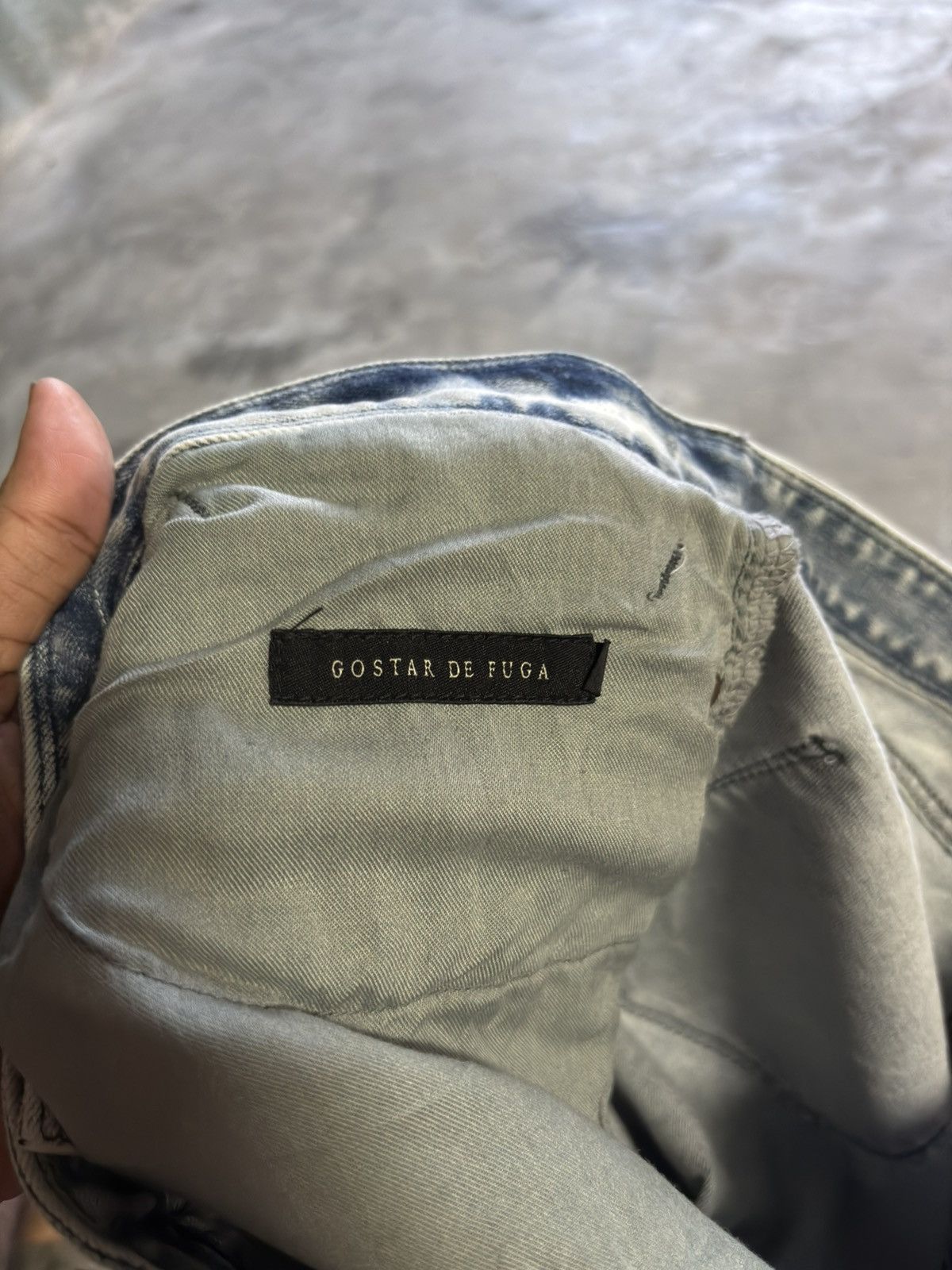 GOSTAR DE FUGA GOSTAR DE FUGA skinny slim distressed japanese jeans punk Size US 33 - 6 Thumbnail