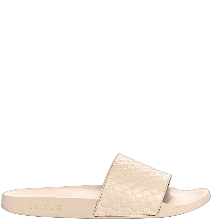Gucci o1mt1gz0225 Slides Microg In Ivory Size US 7.5 / EU 40-41 - 1 Thumbnail