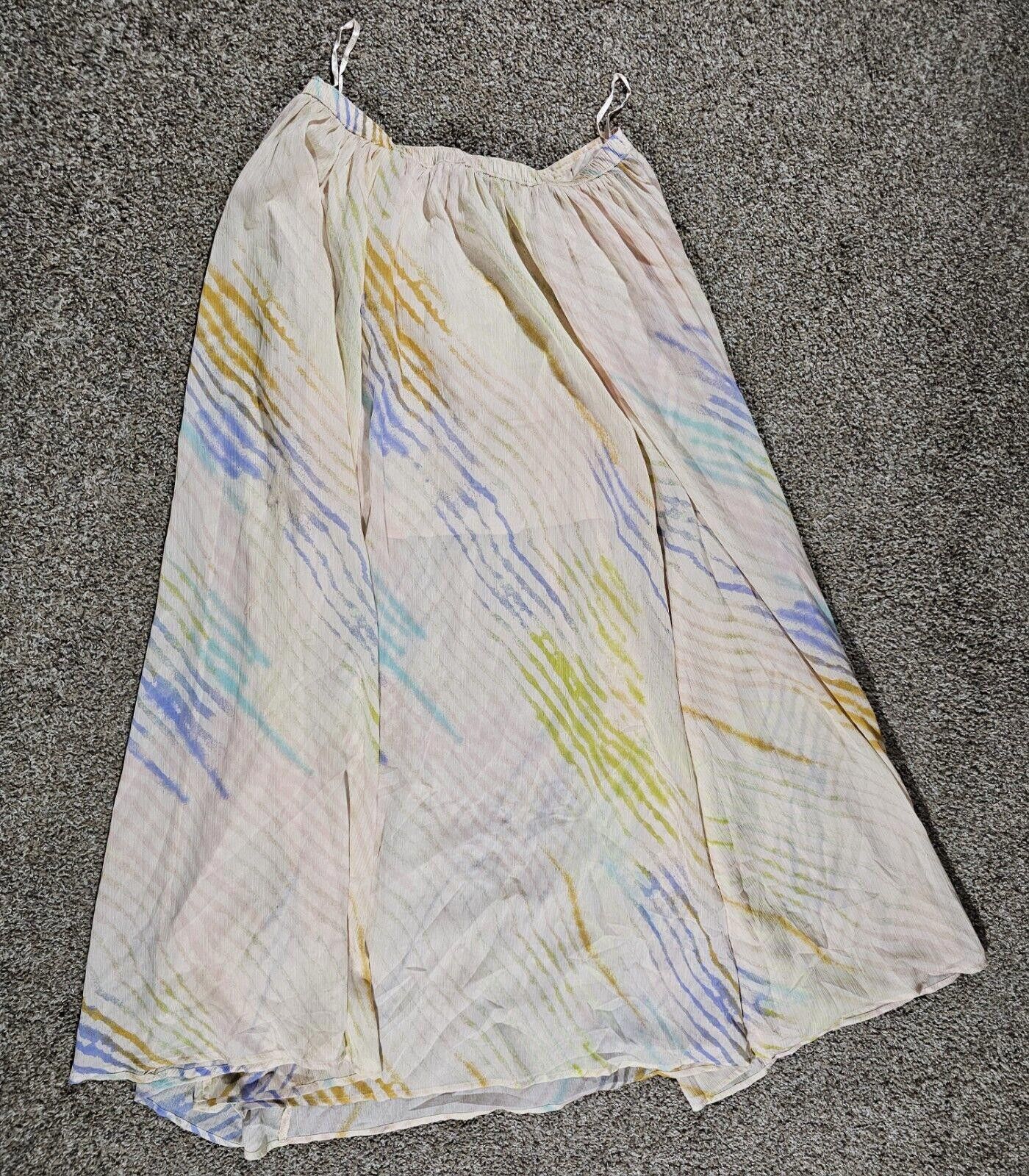 Free People free people long drawstring Tie skirt Medium Size 32" / US 10 / IT 46 - 7 Thumbnail