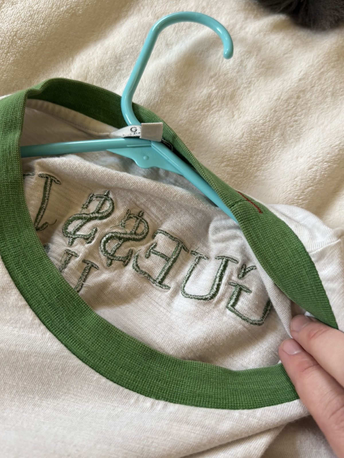 A$AP Rocky × Guess GUESS & A$AP Rocky (GUE$$) Ringer Tee - Green Size US L / EU 52-54 / 3 - 5 Thumbnail