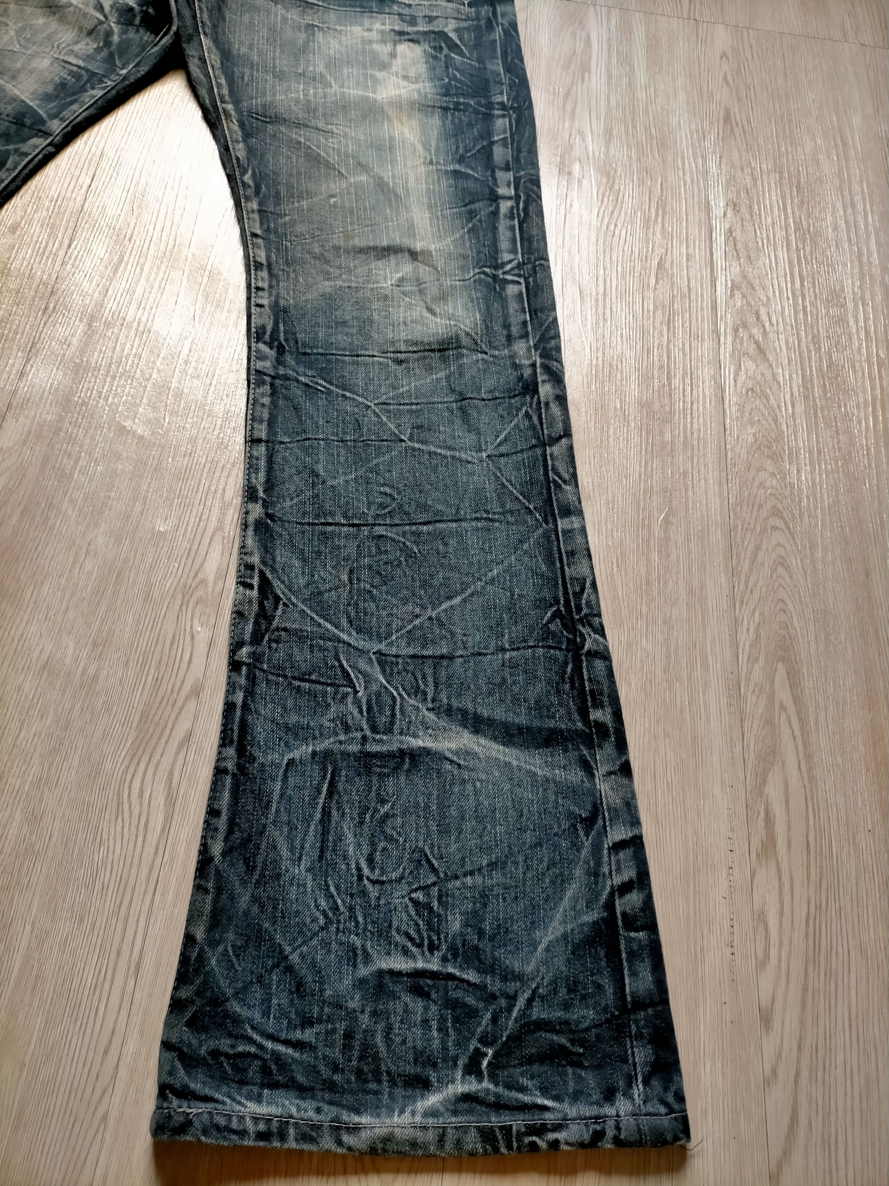 If Six Was Nine Flare Jeans Wild Life Embroidered Spider Boot cut denim Size US 33 - 11 Thumbnail
