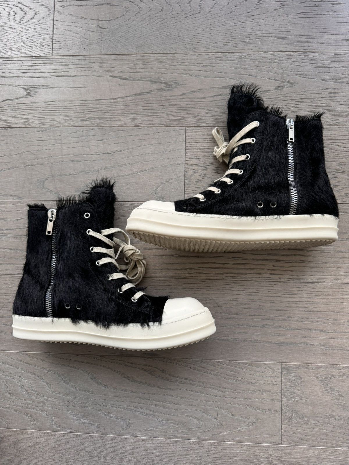 Rick Owens ***RARE PONY HAIR RICK OWEN RAMONES | Grailed
