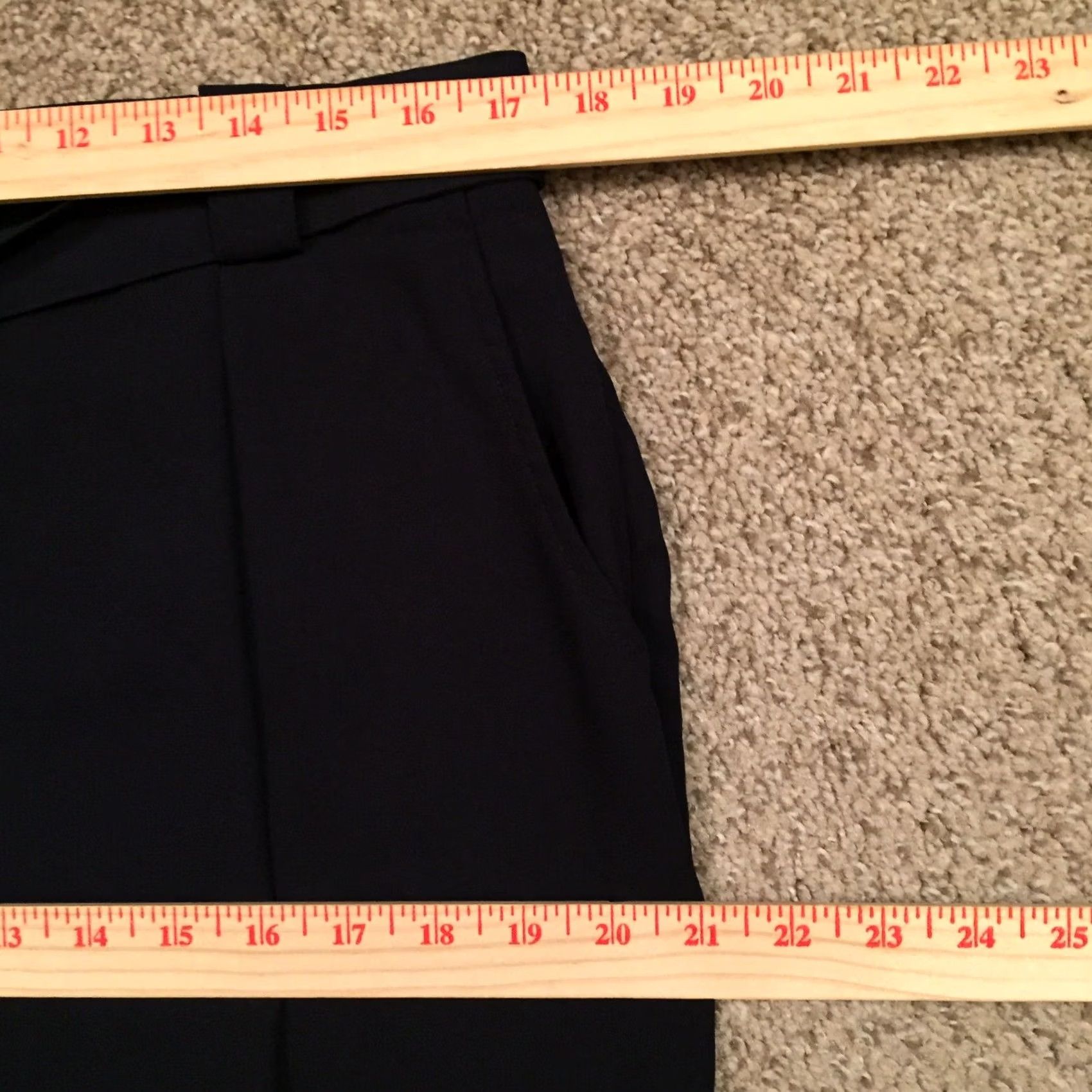 Liz Claiborne Liz Claiborne Pencil Skirt Knee Length Size 12 Blue Pockets Unlined Zip Regular Women Mens? Size 34" / US 12 / IT 48 - 3 Thumbnail