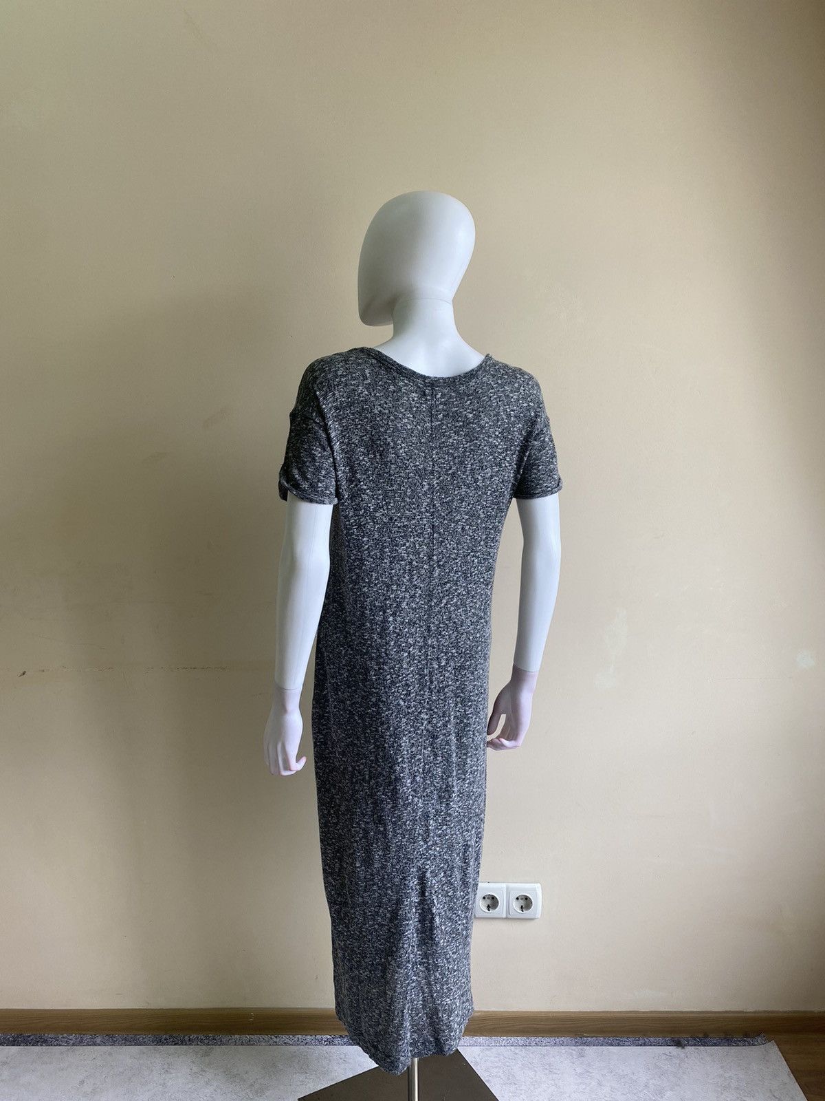 Other TOAST Womens Grey Marl Short Sleeve Midi Dress Size 10 Size L / US 10 / IT 46 - 7 Thumbnail