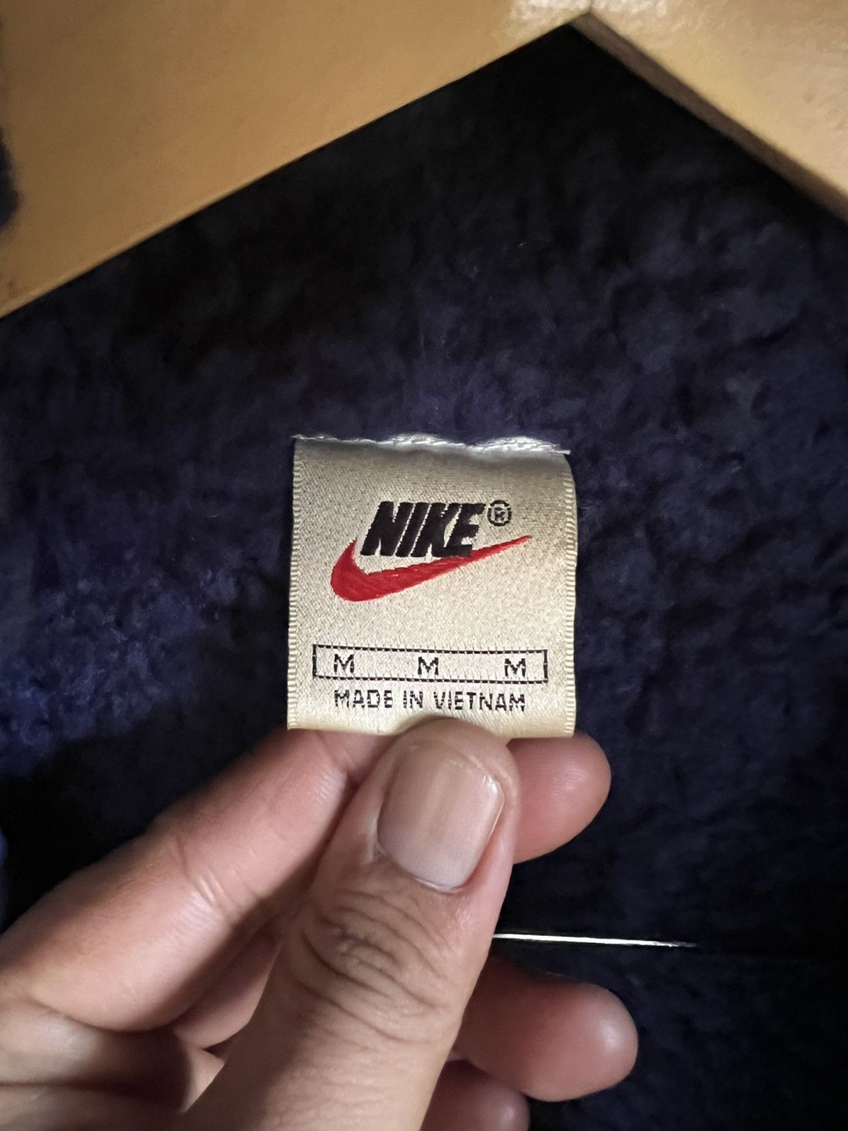 Nike 🔥Vintage Nike Big Swoosh Sherpa Hoodie Jacket Size US XL / EU 56 / 4 - 14 Thumbnail