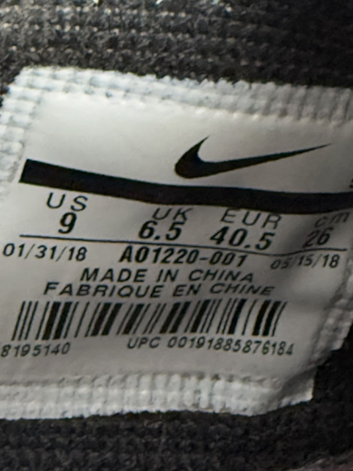 Nike × Vintage Nike air force 1 jester US9 casual streetwear black chunky Size US 9 / EU 42 - 3 Thumbnail