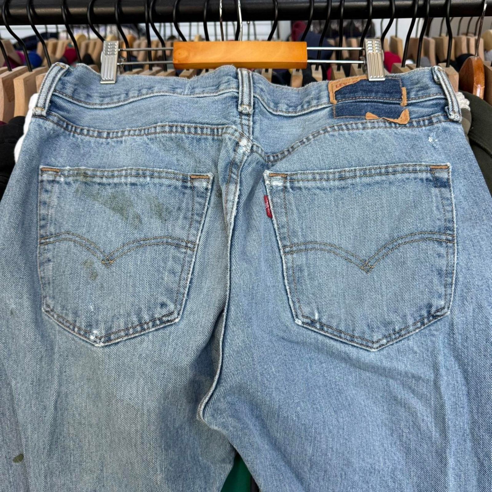 Levi's Vintage 80s or 90s Levis 501 Jeans Perfectly Distressed Size US 34 / EU 50 - 1 Thumbnail
