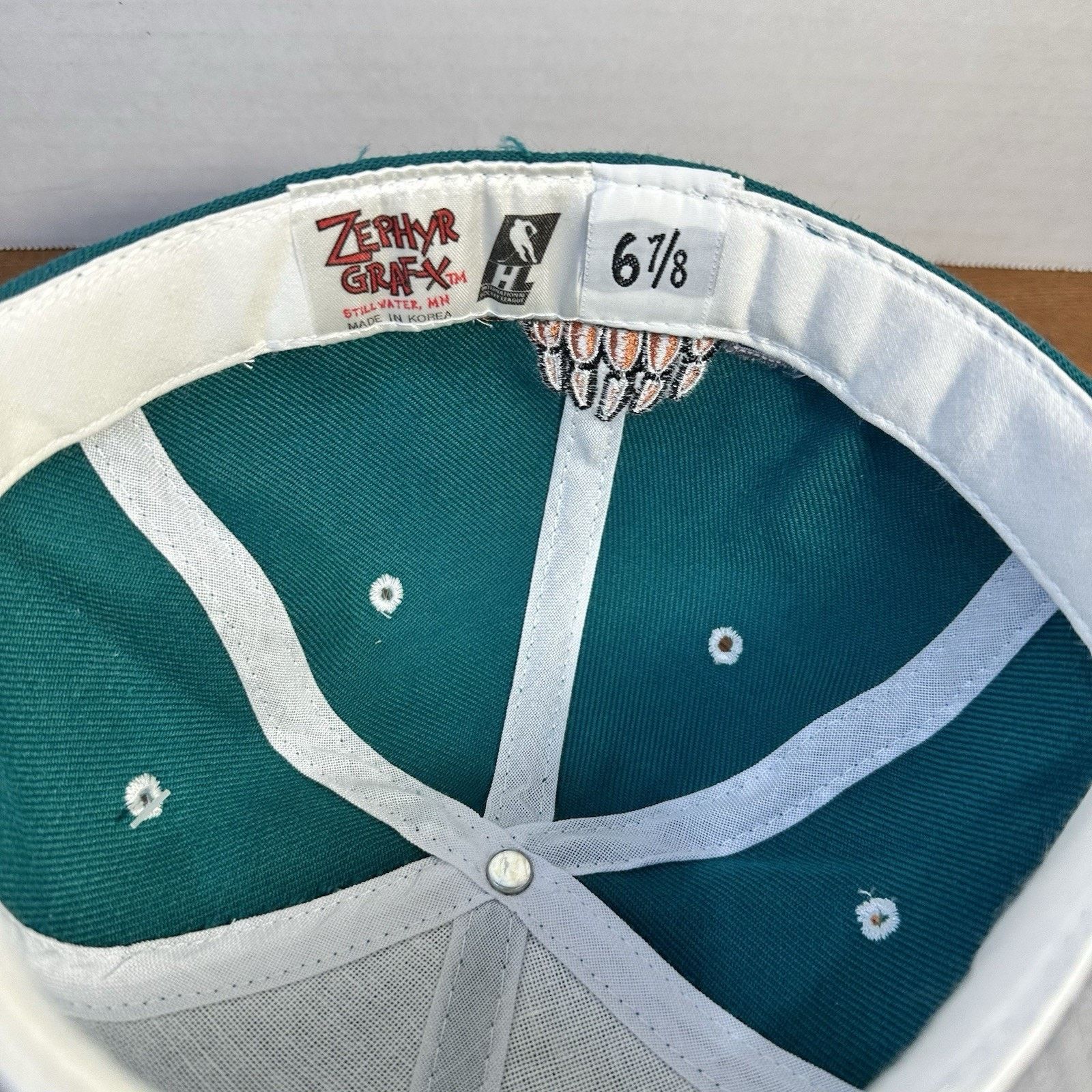 Zephyr VTG 90's Denver Grizzlies IHL Fitted Hat 6 7/8 Deadstock New Size ONE SIZE - 6 Thumbnail