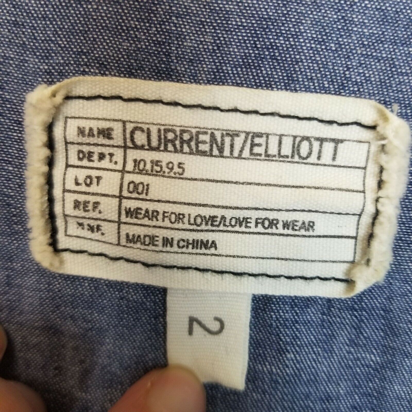 Current/Elliot Current Elliot Womens Paisley Denim Shirt 2 Western Cowgirl Size XS / US 0-2 / IT 36-38 - 6 Thumbnail