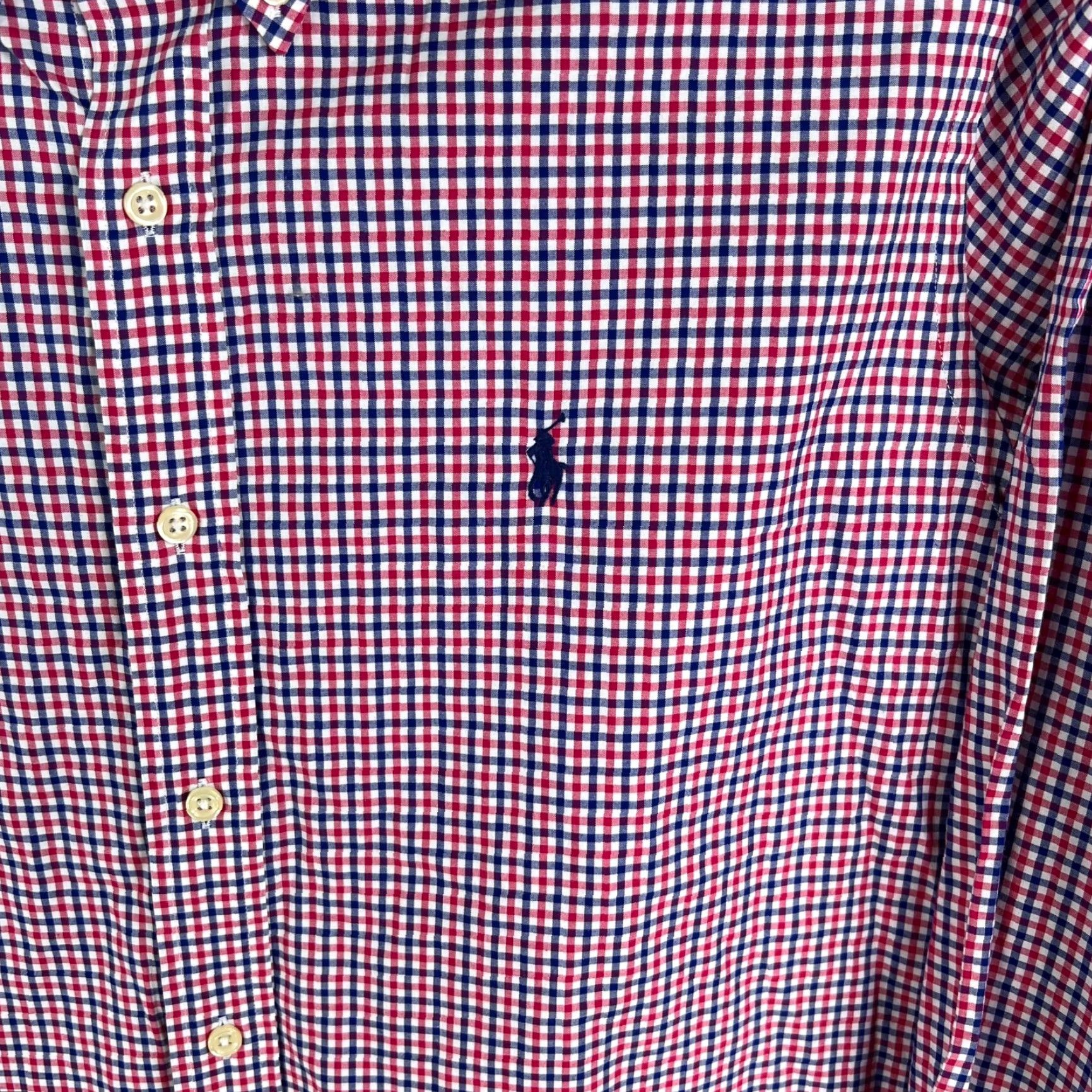 Ralph Lauren Ralph Lauren Button-Up Shirt Mens XL Blue Red Check Long Sleeve Button-Down Casual Business Preppy Vintage: No (But avoid N/A) Size US XL / EU 56 / 4 - 3 Thumbnail