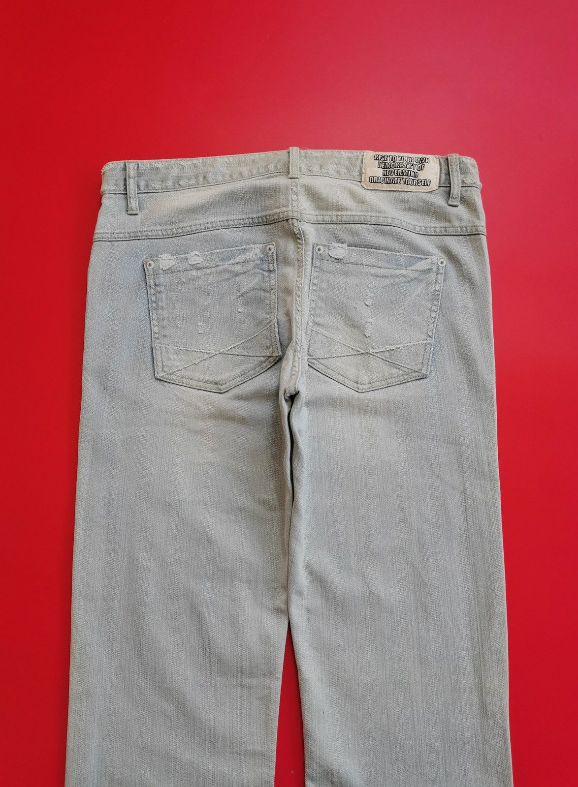Japanese Brand Bluenotchjeans Nevermind Denim ERD Grunge Size US 34 / EU 50 - 8 Thumbnail