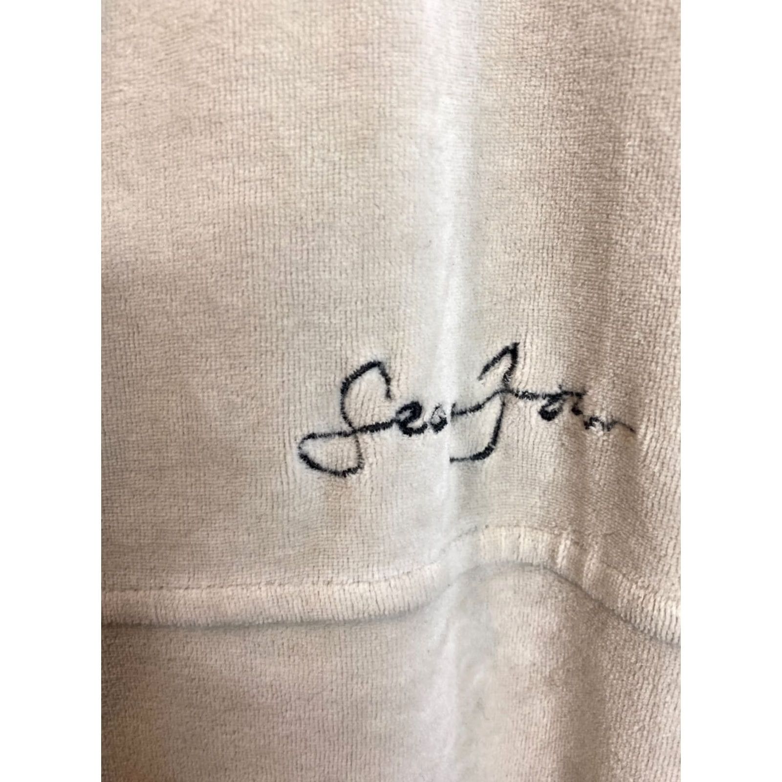 Sean John VINTAGE Sean John Jacket Velour Zip Up Men's XL Beige 2000 Velvet 90s Size US XL / EU 56 / 4 - 2 Thumbnail