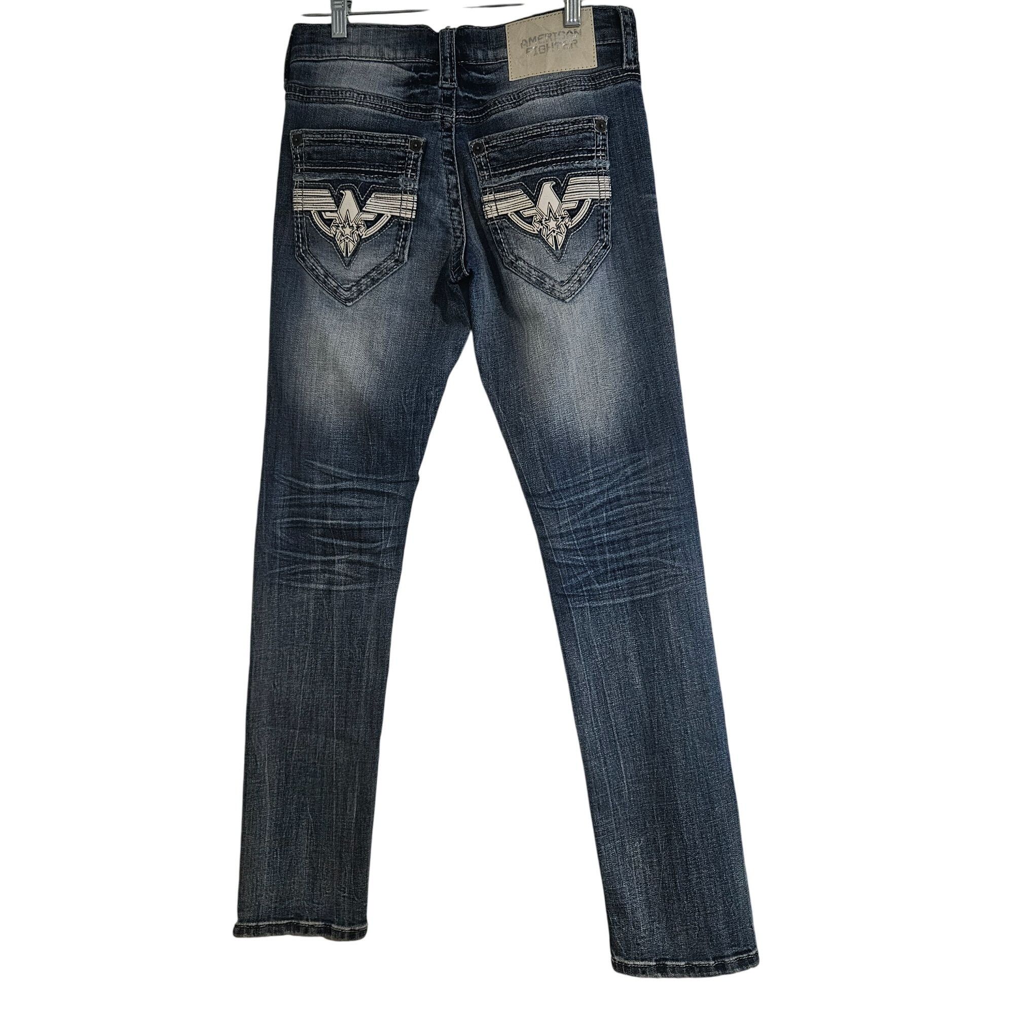Other American Fighter Legend Void Bonneville Jean Men 27 Slim Vin Size US 27 - 3 Thumbnail