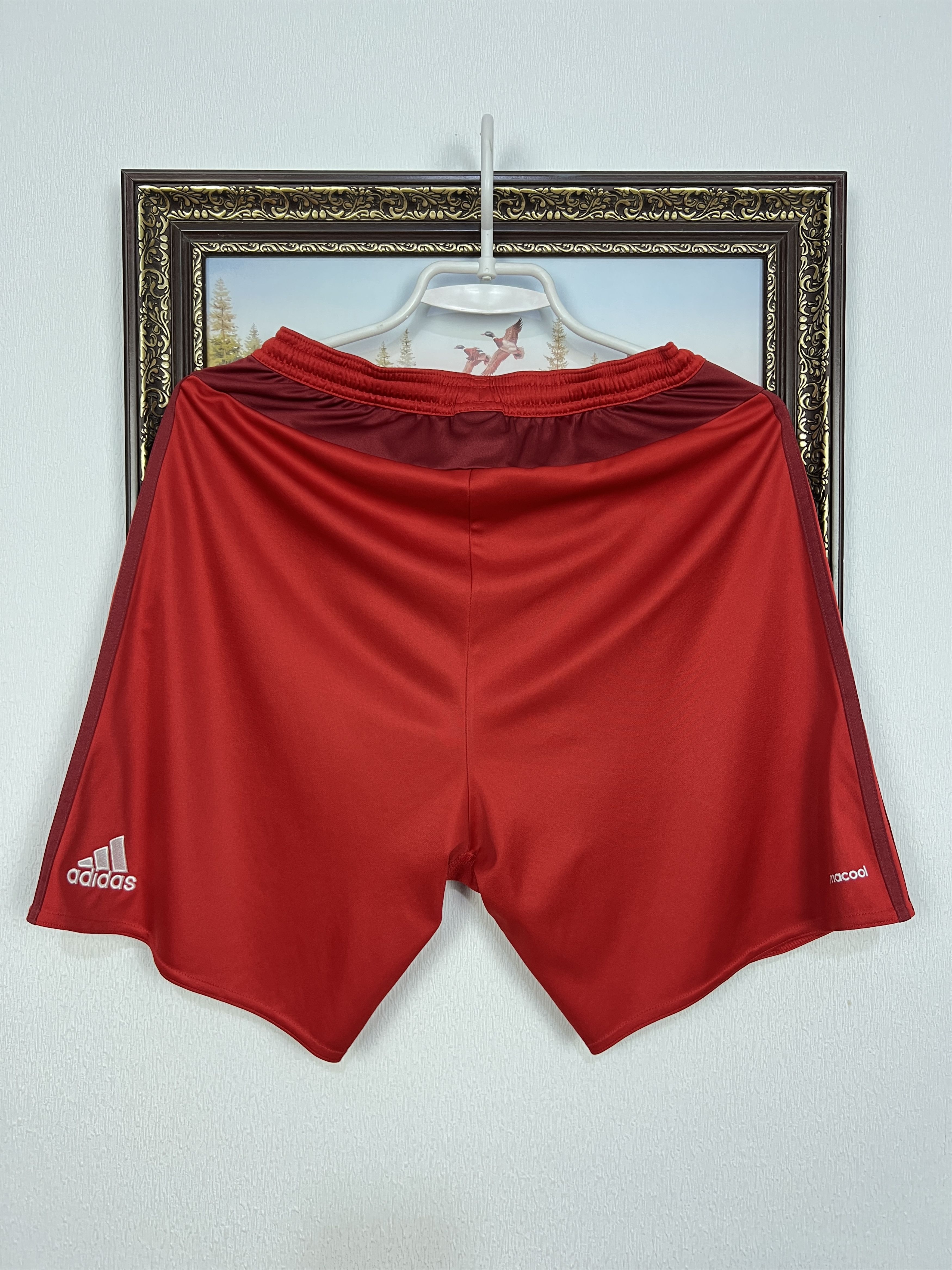 Adidas Adidas Bayern Munich Football Shorts Soccer Red Athletic S Size US 30 / EU 46 - 13 Thumbnail