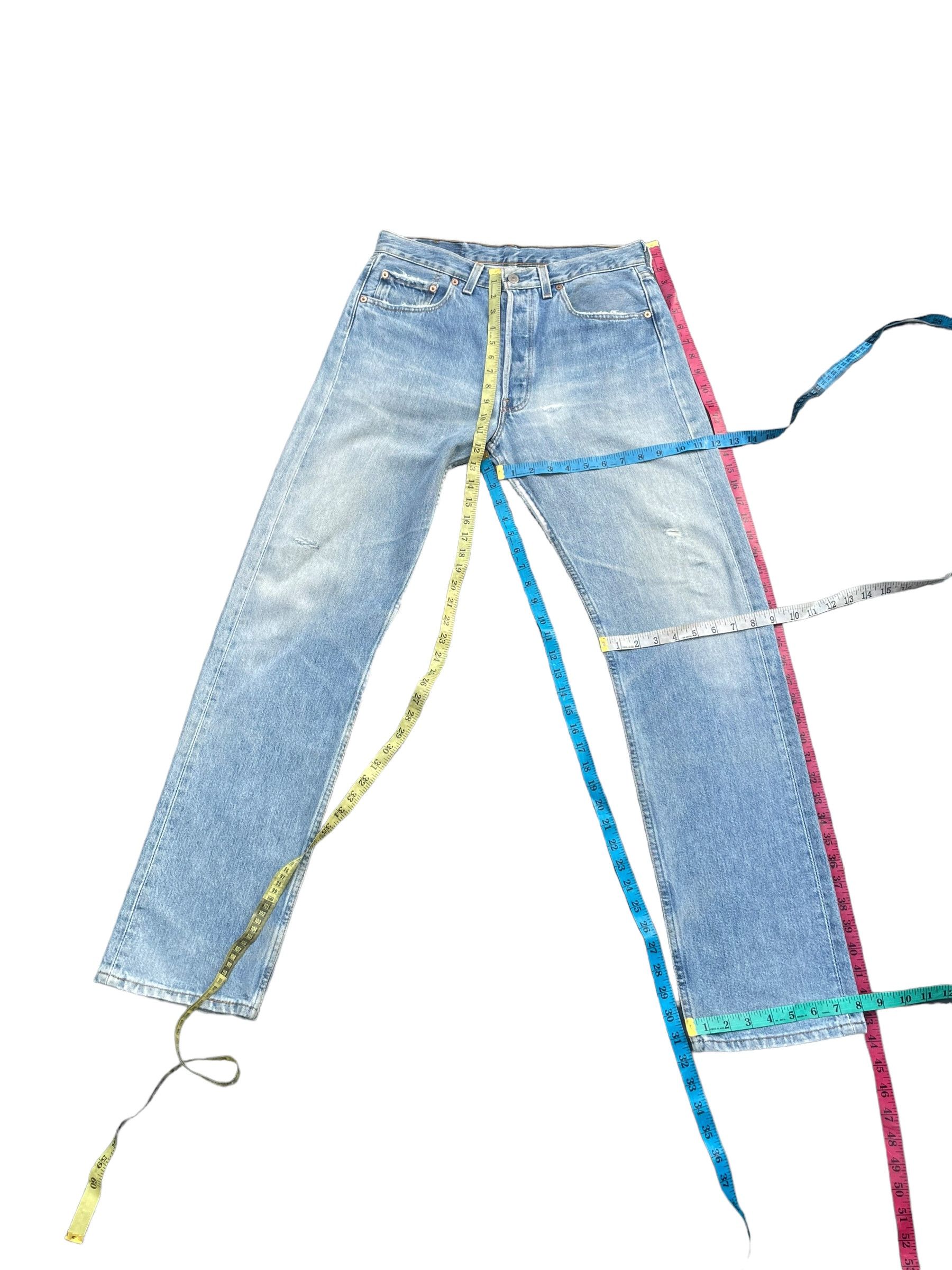 Levi's Vintage 1997 Levis 501 e Faded Distresed Denim Size US 31 - 7 Thumbnail
