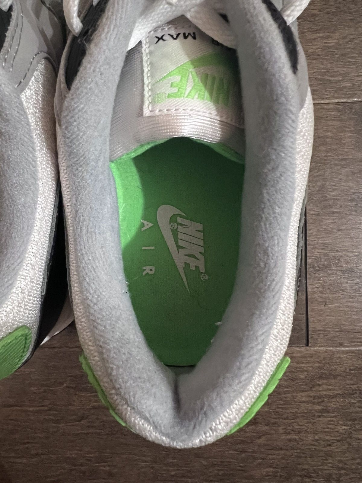 Nike Nike Air Max 90 Recraft Lime Green White Sneakers Size US 11.5 / EU 44-45 - 9 Thumbnail