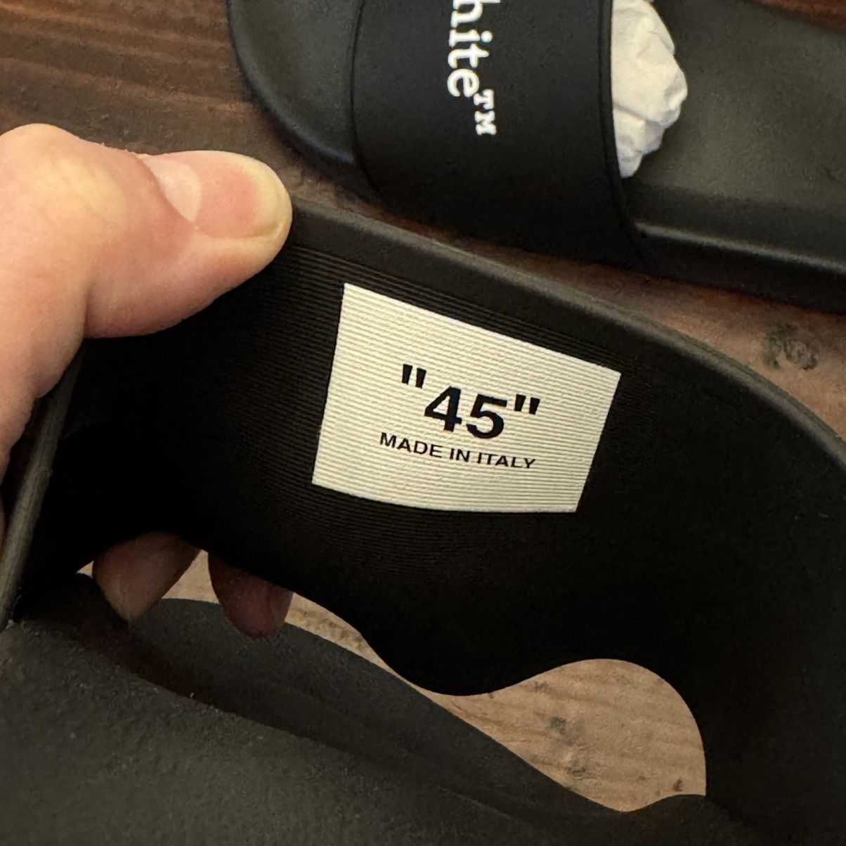 Off-White OFF-WHITE Bookish Slides Size US 12 / EU 45 - 6 Thumbnail