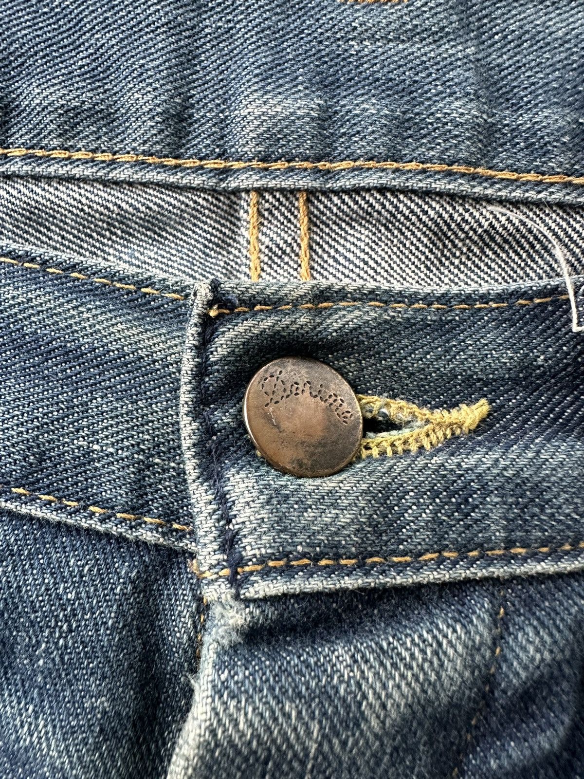 Denime Sale 🔥 Vintage Denime Japan Custom Made 90s Denim D240 Size US 32 / EU 48 - 12 Thumbnail