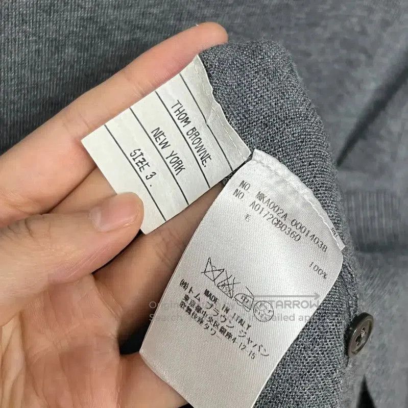 Thom Browne Thom Browne Gray Cashmere Women's Sweater . Size L / US 10 / IT 46 - 4 Thumbnail