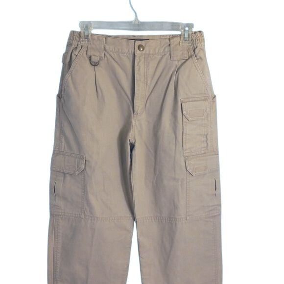 5.11 5.11 Tactical Series Size 8 Womens Cargo Pants Khaki Cotton Size 30" / US 8 / IT 44 - 2 Thumbnail