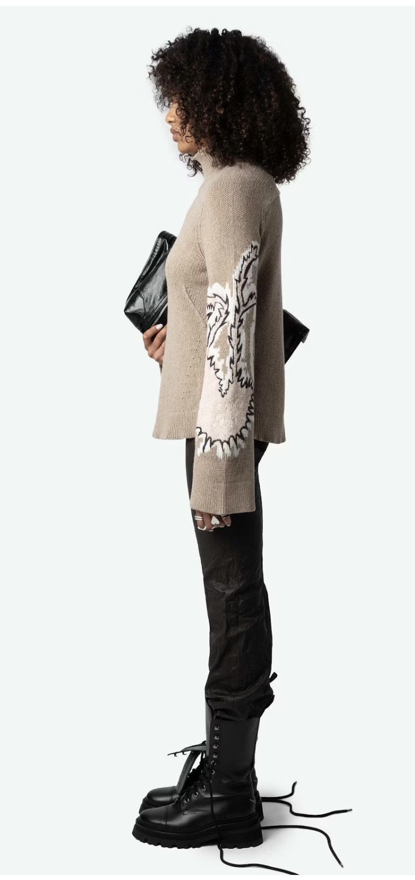 Zadig & Voltaire Zadig & voltaire Beige Women Sweater Size M / US 6-8 / IT 42-44 - 2 Thumbnail