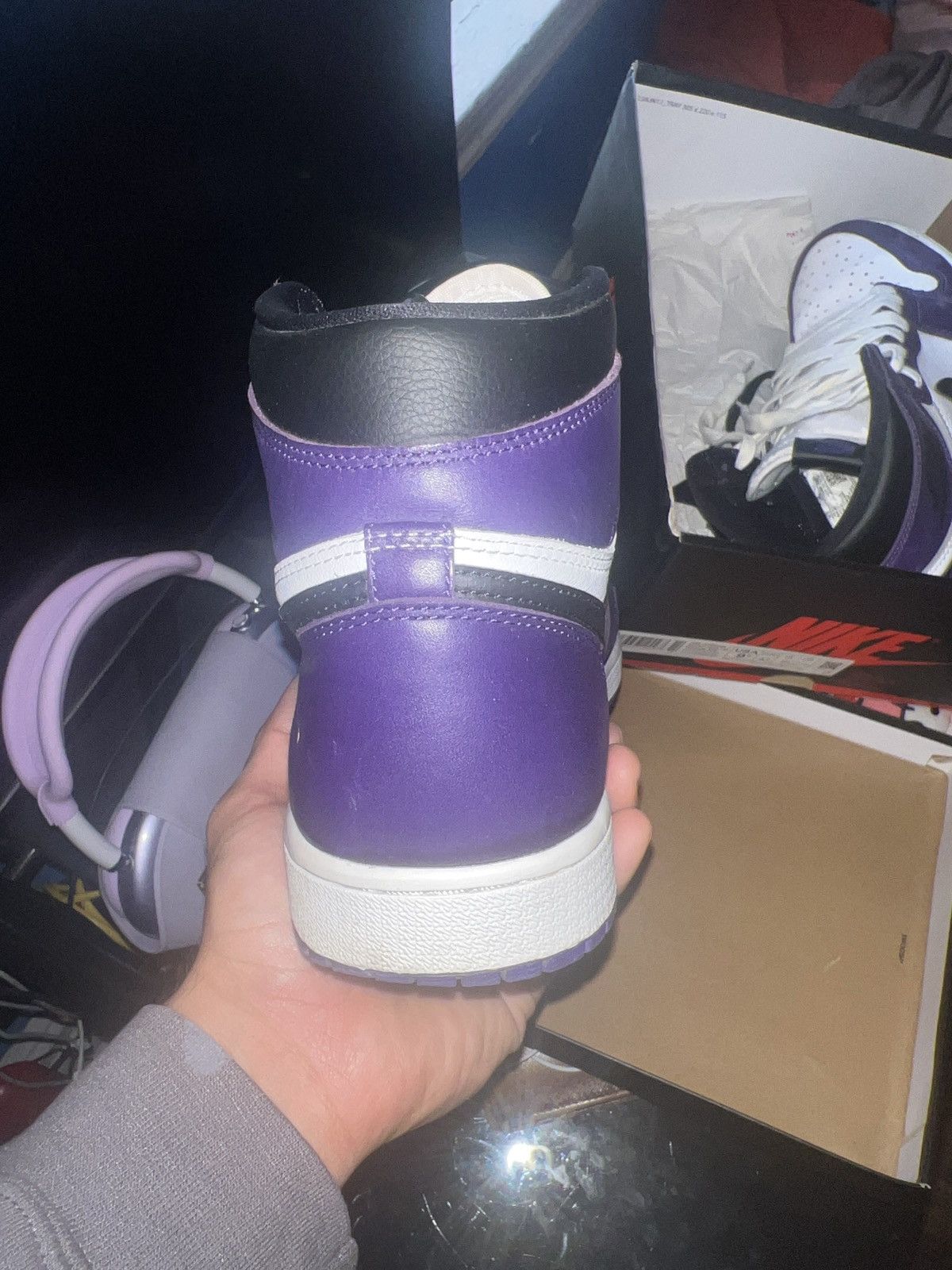 Jordan Brand Jordan 1 court purple Size US 9.5 / EU 42-43 - 7 Thumbnail