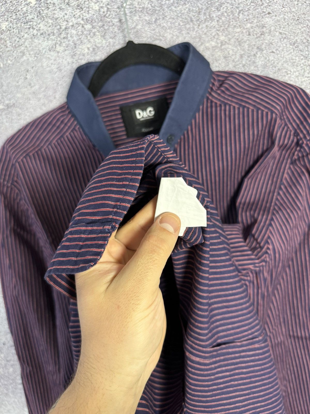 Designer × Dolce & Gabbana × Vintage Vintage Dolce Gabbana Striped Shirt button up y2k oldmoney Size US L / EU 52-54 / 3 - 11 Thumbnail