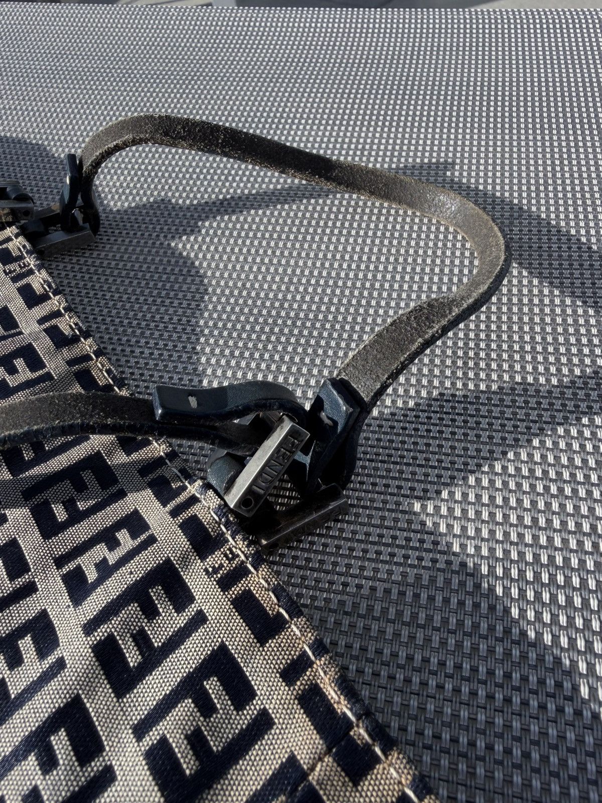 Fendi Fendi Zucchino Canvas Tote Bag Size ONE SIZE - 4 Thumbnail