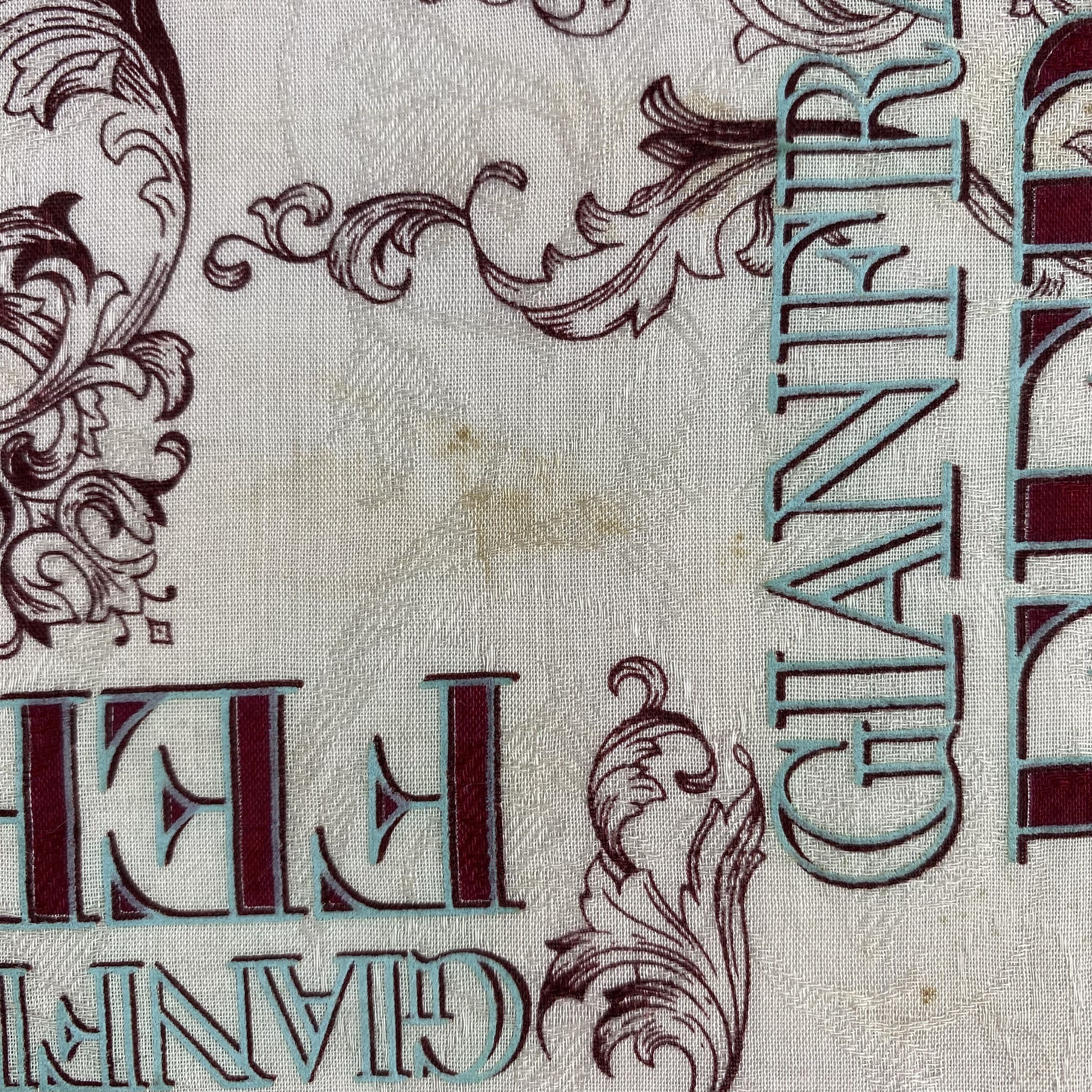 Gianfranco Ferre × Vintage Gianfranco Ferre Handkerchief / Neckerchief / Bandana-P1499 Size ONE SIZE - 6 Thumbnail