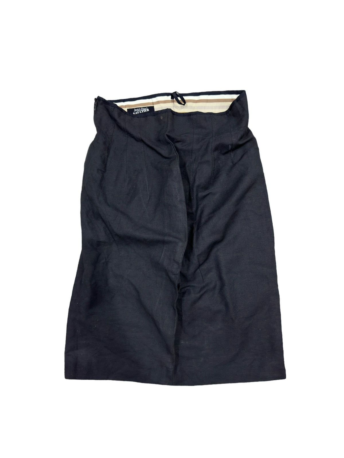 image of Vintage Jean Paul Gaultier Mini Skirt in Black, Women's (Size 26)