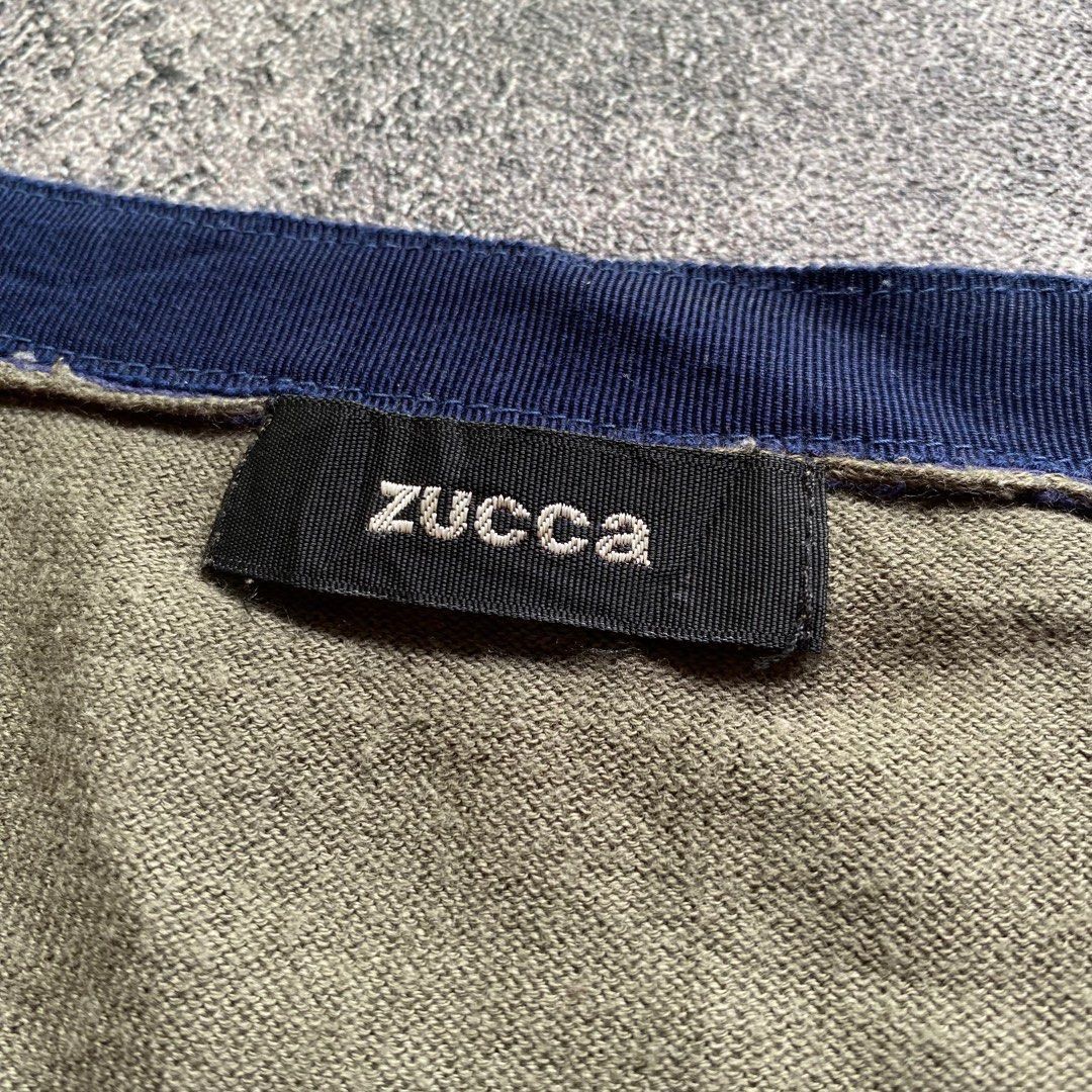 Issey Miyake × Japanese Brand × Zucca Zucca Tri Tone Cardigan Size US M / EU 48-50 / 2 - 5 Thumbnail