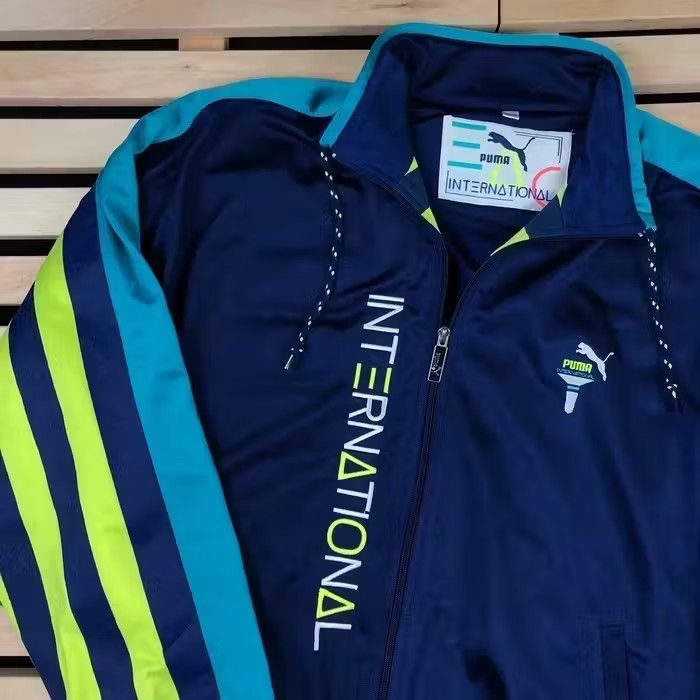 Puma × Vintage Rare Vintage Mens Jacket Puma International Size 38 M Size US M / EU 48-50 / 2 - 2 Thumbnail