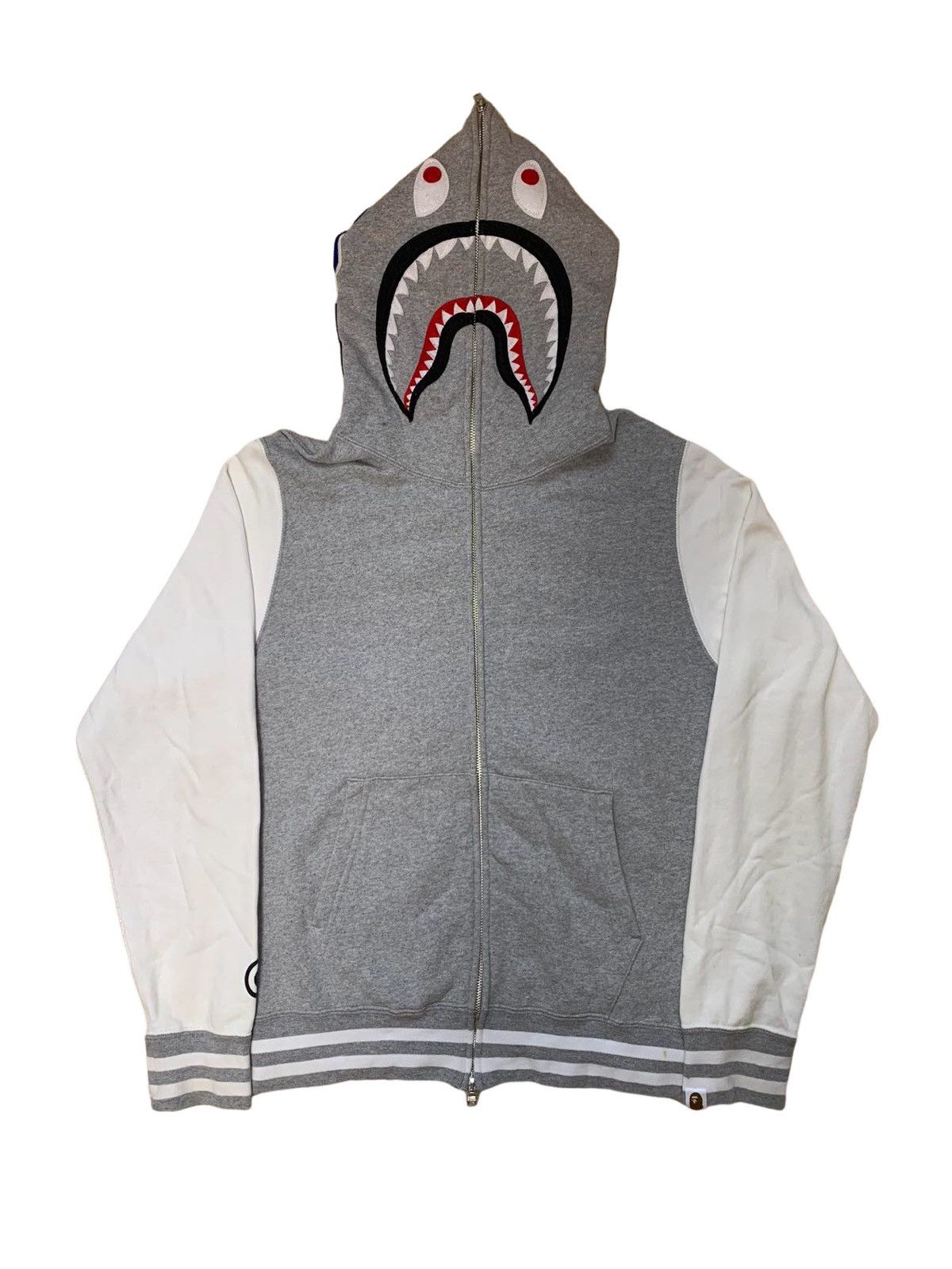 Bape Full Zip Up Shark Hoodie