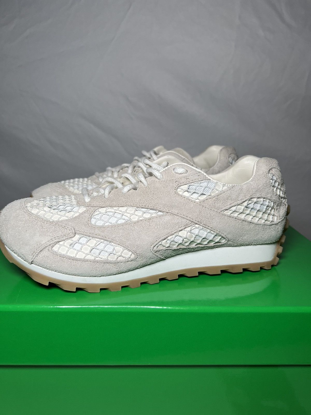 Bottega Veneta Bottega Veneta Orbit Suede Sneakers Size US 9 / IT 39 - 1 Thumbnail