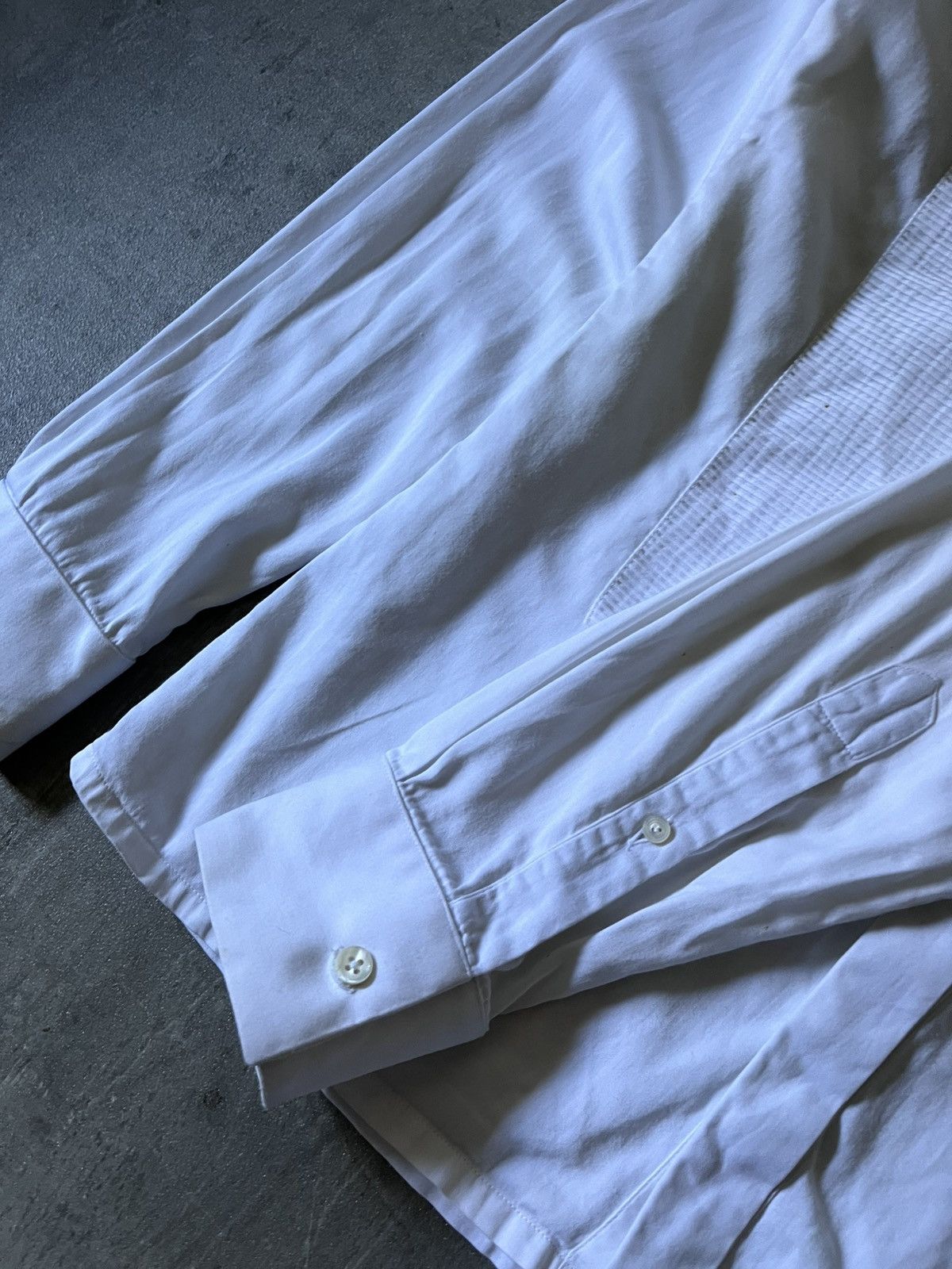 Maison Margiela Maison Margiela Replica Smoking Shirt Italy white rare Size US M / EU 48-50 / 2 - 9 Thumbnail