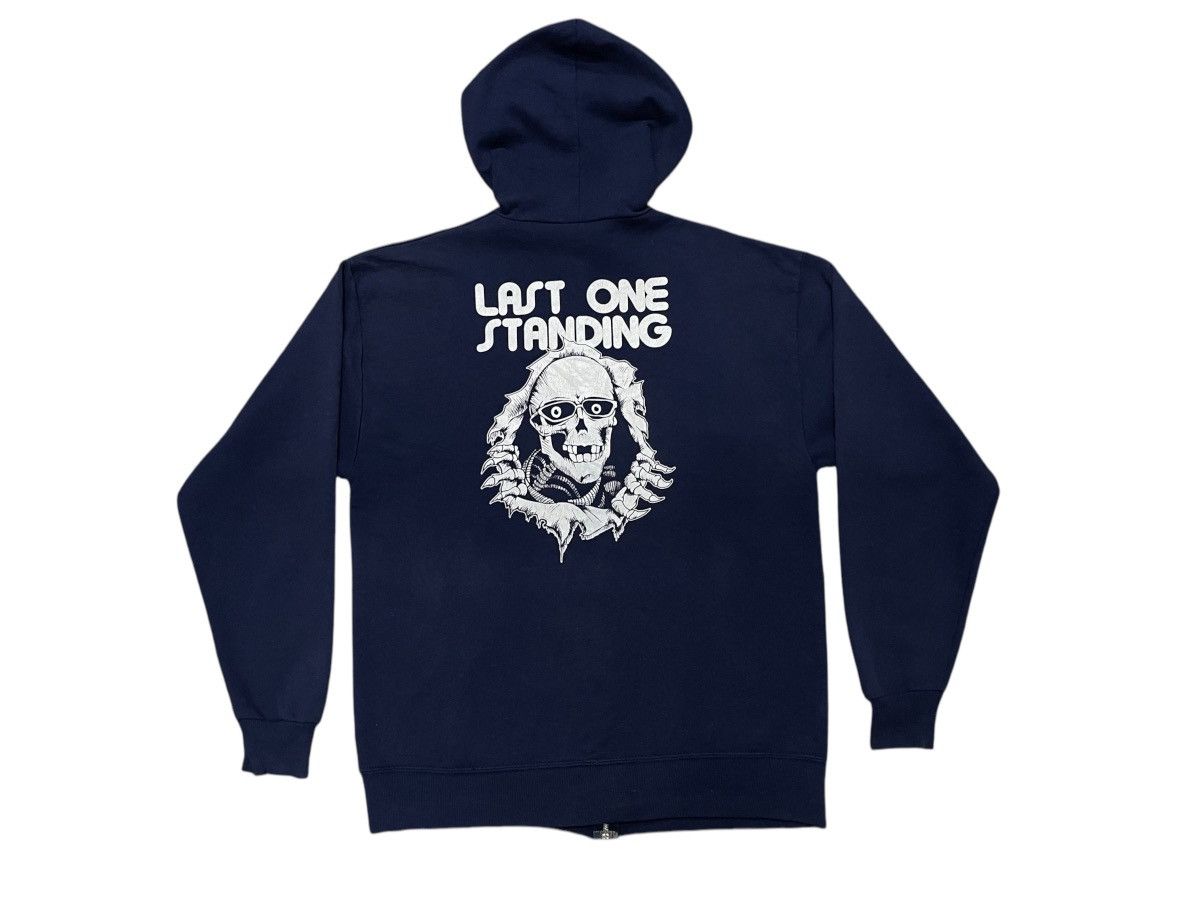 Santa Cruz Skateboards × Vintage 90s SANTA CRUZ SKATEBOARDING LAST ONE STANDING HOODIE ZIPPER Size US L / EU 52-54 / 3 - 2 Thumbnail