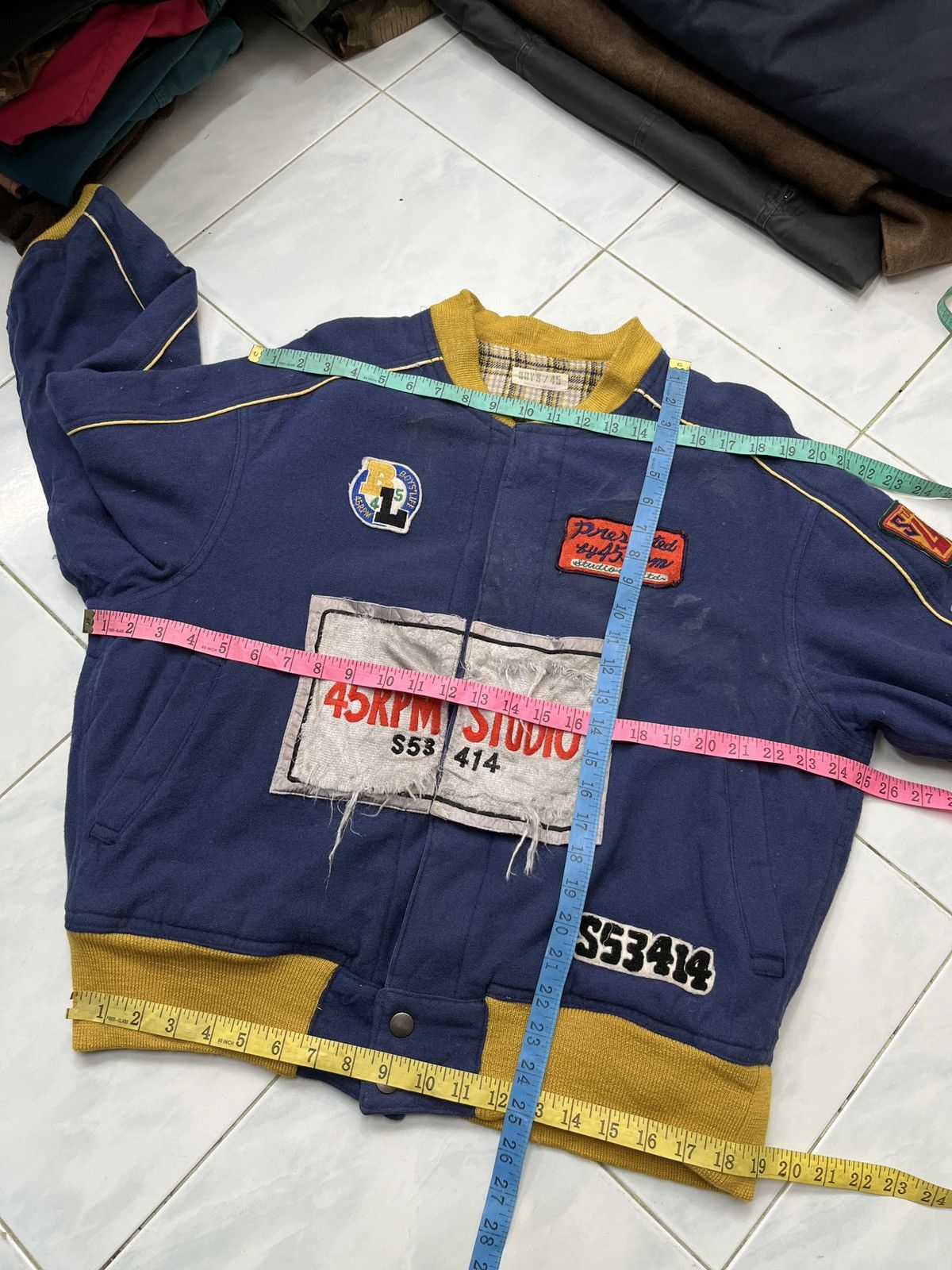 45rpm × Vintage 🔥🔥🔥ARCHIVE VTG 45RPM BOMBER JACKET Size US S / EU 44-46 / 1 - 24 Thumbnail
