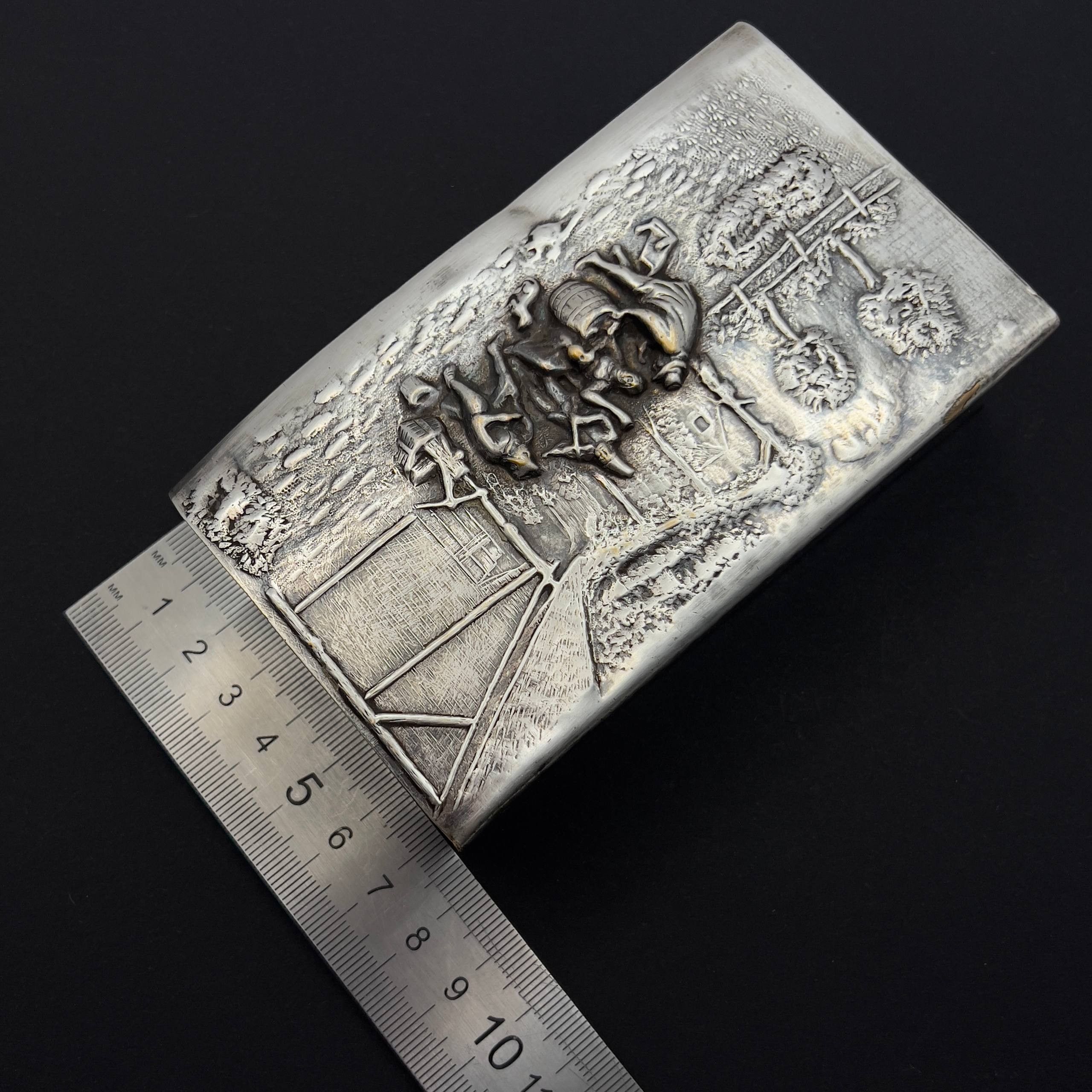 Vintage Large Vintage Silver Plated Matchstick Holder Germany Size ONE SIZE - 7 Thumbnail