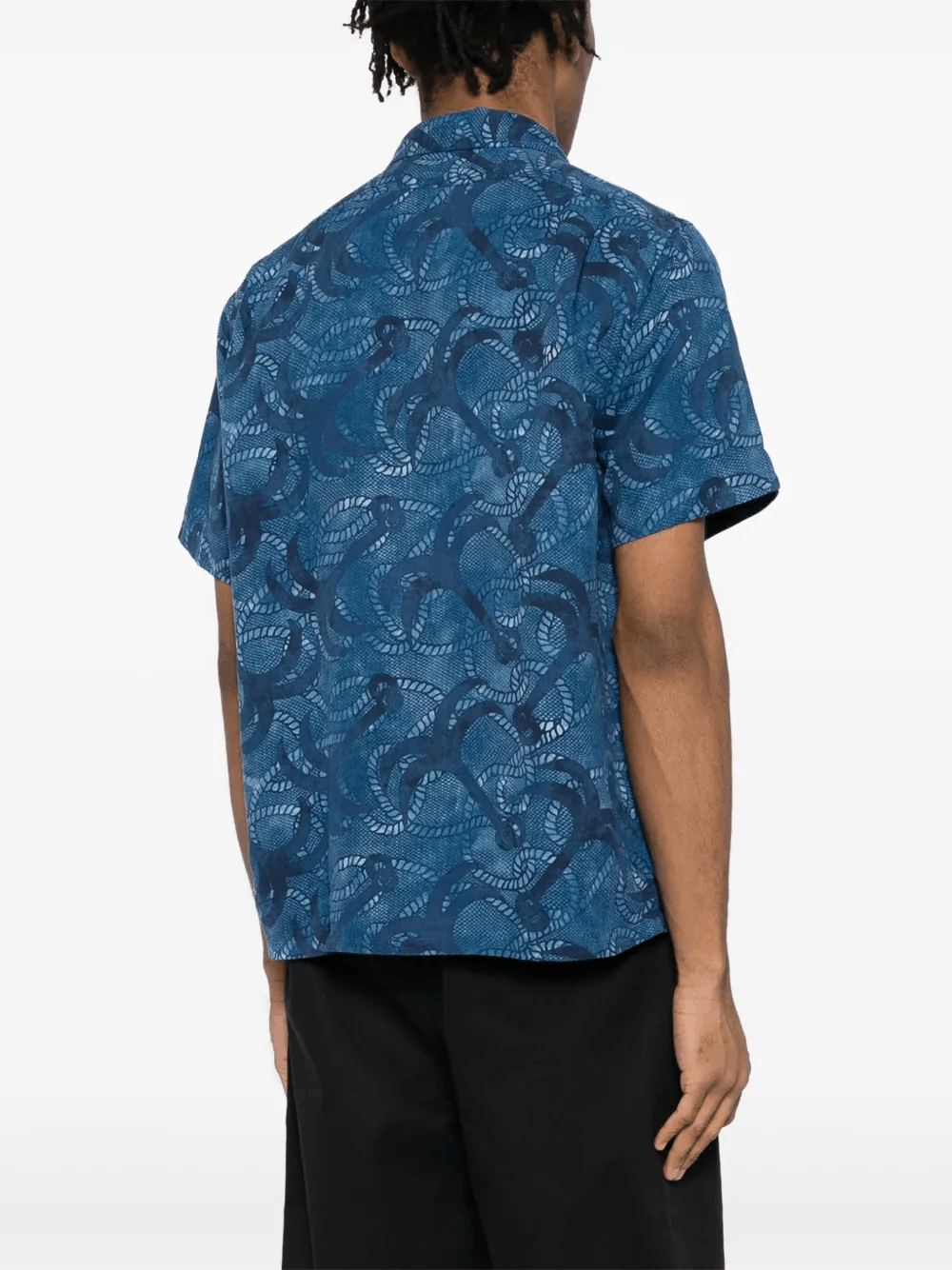 Other Men’s Blue Graphic-Print Shirt – Bold Casual Style Size US XL / EU 56 / 4 - 4 Thumbnail