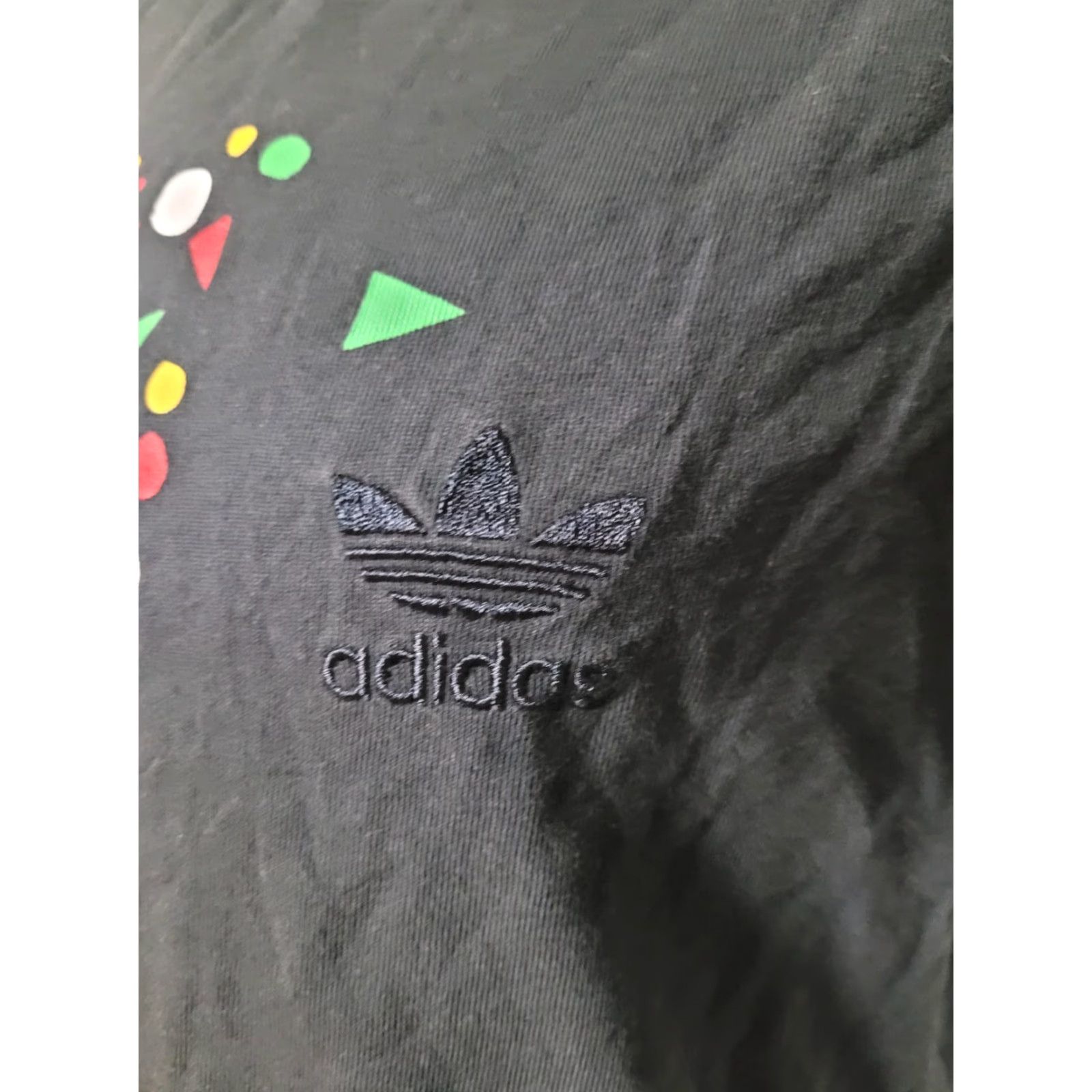 Adidas Adidas T-Shirt Laduma Goal Soccer South Africa XL Black Crew Neck Short Sleeve Graphic Tee Mens Size US XL / EU 56 / 4 - 3 Thumbnail